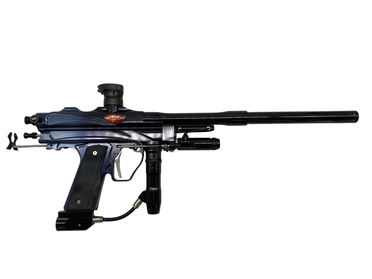 Used System X Vengeance Blue to Black Fade Paintball Gun Paintball Gun from CPXBrosPaintball Buy/Sell/Trade Paintball Markers, New Paintball Guns, Paintball Hoppers, Paintball Masks, and Hormesis Headbands