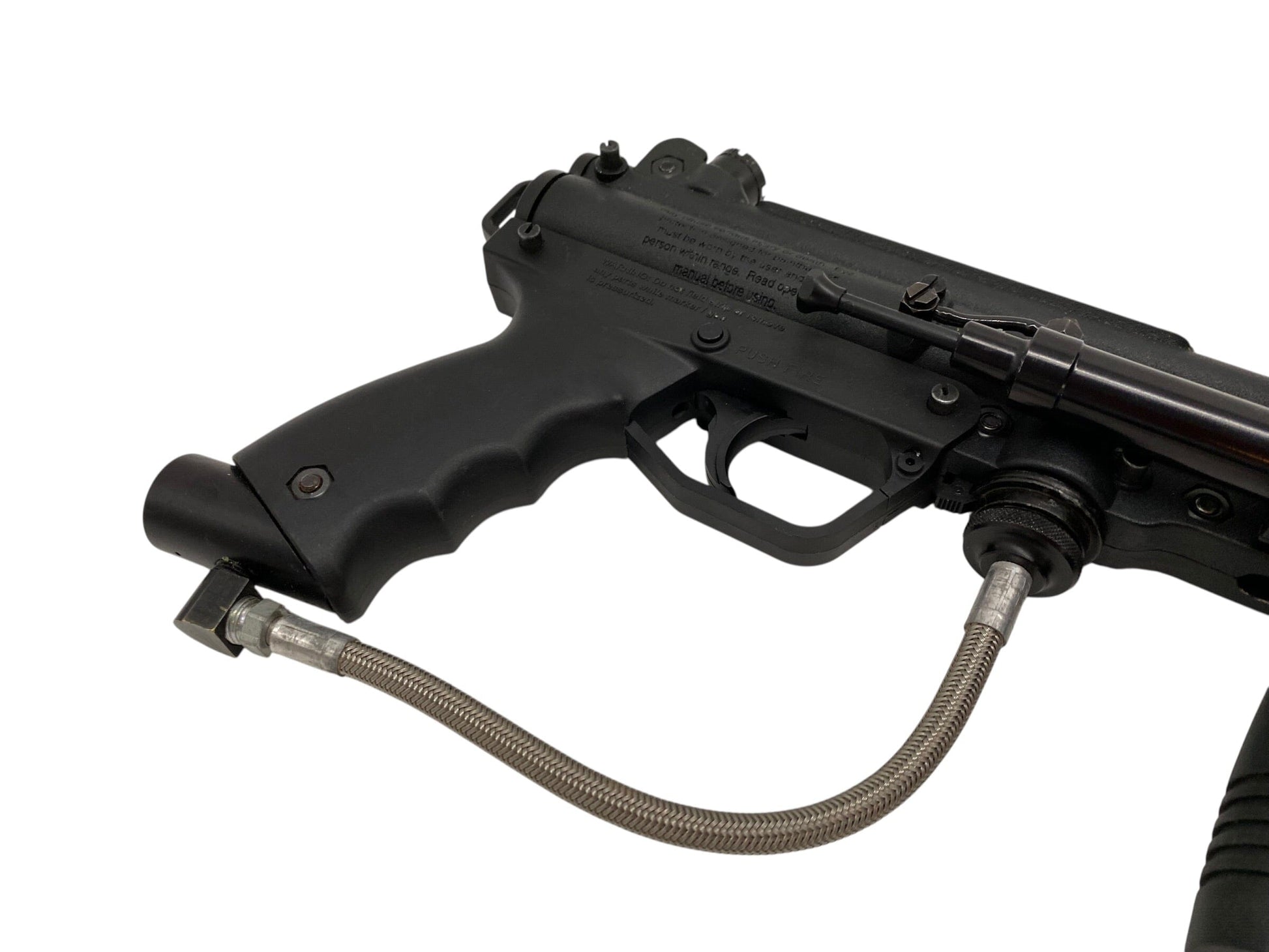 Used Tippmann A5 Flat Line Barrel Paintball Gun Paintball Gun from CPXBrosPaintball Buy/Sell/Trade Paintball Markers, New Paintball Guns, Paintball Hoppers, Paintball Masks, and Hormesis Headbands