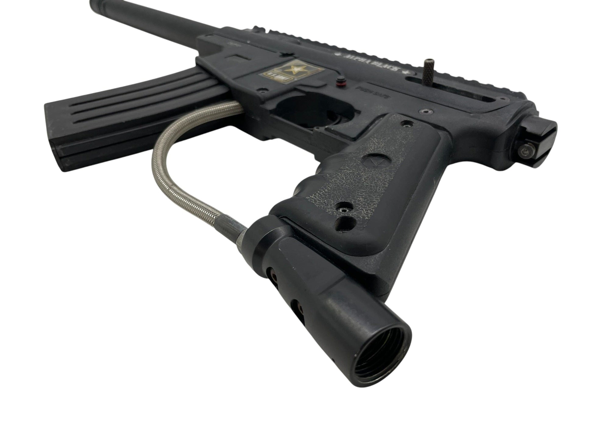 Used Tippmann Gun - Alpha Black Elite Tactical - Black Paintball Gun from CPXBrosPaintball Buy/Sell/Trade Paintball Markers, New Paintball Guns, Paintball Hoppers, Paintball Masks, and Hormesis Headbands