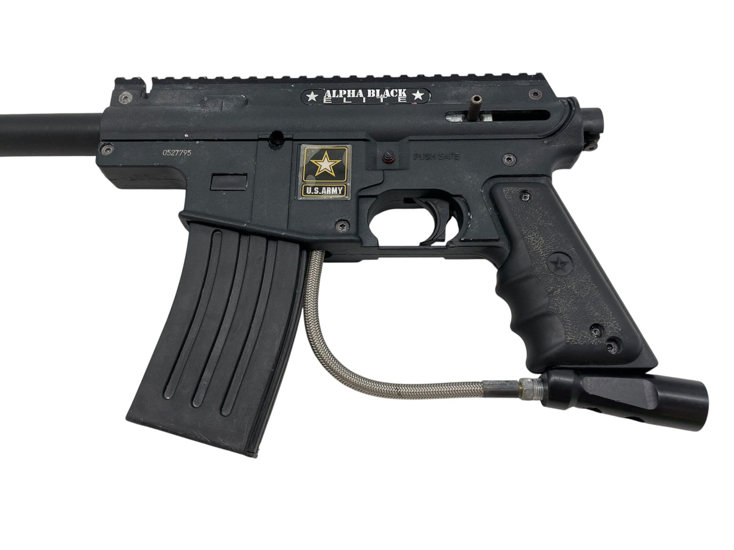 Used Tippmann Gun - Alpha Black Elite Tactical - Black Paintball Gun from CPXBrosPaintball Buy/Sell/Trade Paintball Markers, New Paintball Guns, Paintball Hoppers, Paintball Masks, and Hormesis Headbands