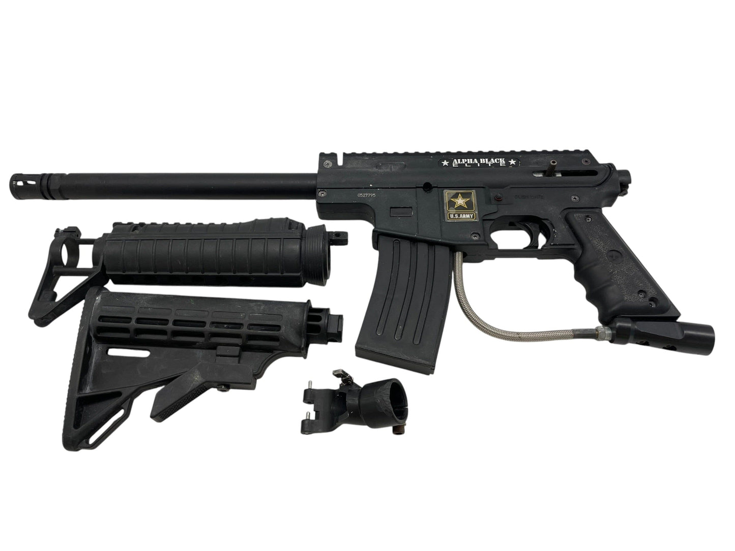 Used Tippmann Gun - Alpha Black Elite Tactical - Black Paintball Gun from CPXBrosPaintball Buy/Sell/Trade Paintball Markers, New Paintball Guns, Paintball Hoppers, Paintball Masks, and Hormesis Headbands