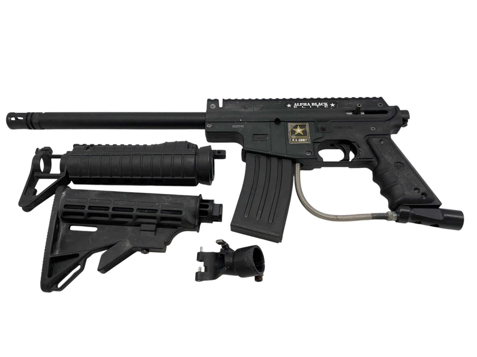 Used Tippmann Gun - Alpha Black Elite Tactical - Black Paintball Gun from CPXBrosPaintball Buy/Sell/Trade Paintball Markers, New Paintball Guns, Paintball Hoppers, Paintball Masks, and Hormesis Headbands