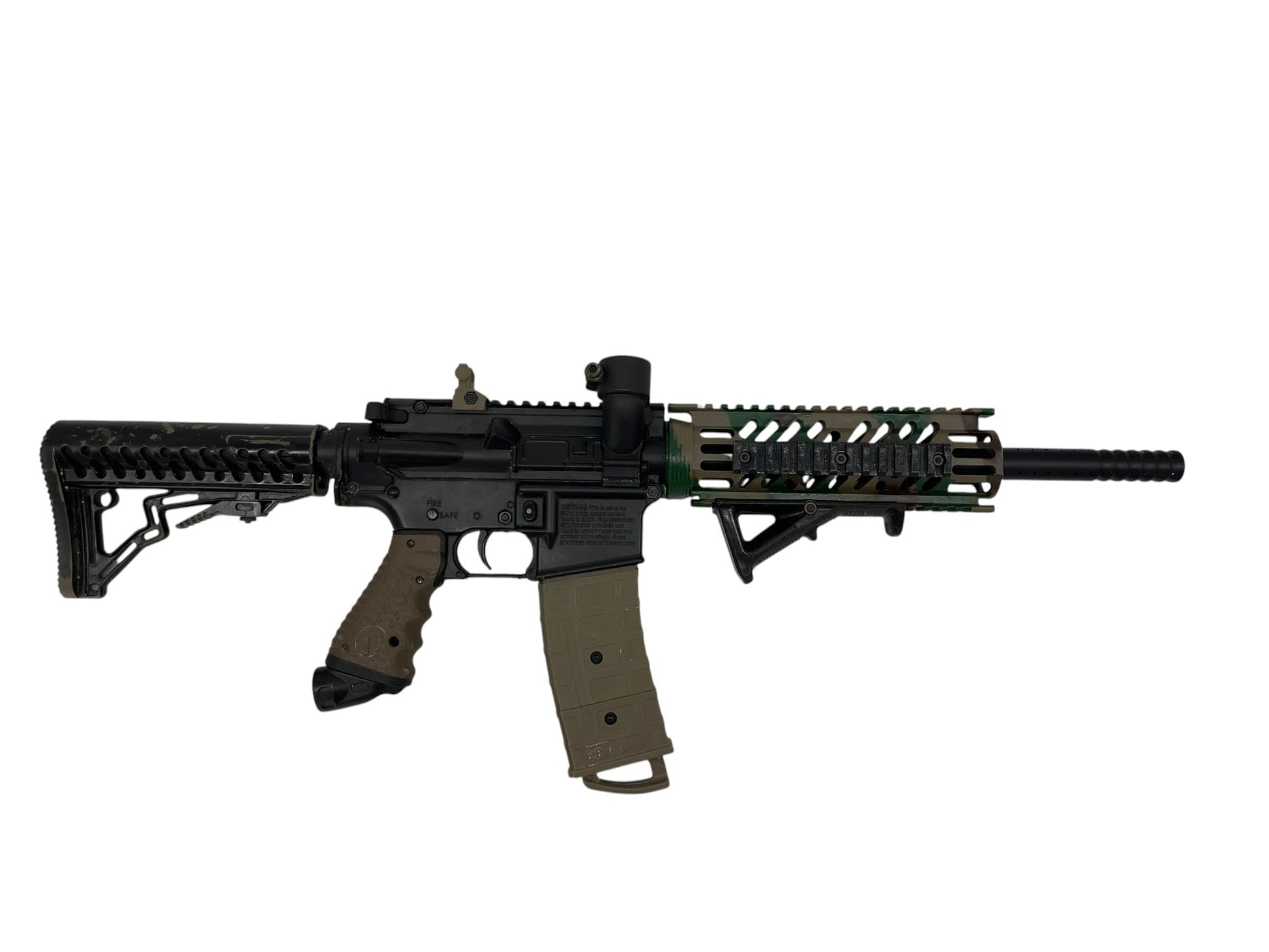 Used Tippmann TMC Black/Tan Paintball Gun Paintball Gun from CPXBrosPaintball Buy/Sell/Trade Paintball Markers, New Paintball Guns, Paintball Hoppers, Paintball Masks, and Hormesis Headbands
