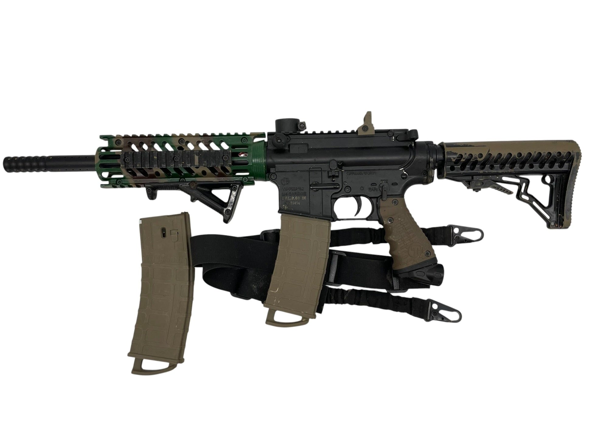 Used Tippmann TMC Black/Tan Paintball Gun Paintball Gun from CPXBrosPaintball Buy/Sell/Trade Paintball Markers, New Paintball Guns, Paintball Hoppers, Paintball Masks, and Hormesis Headbands