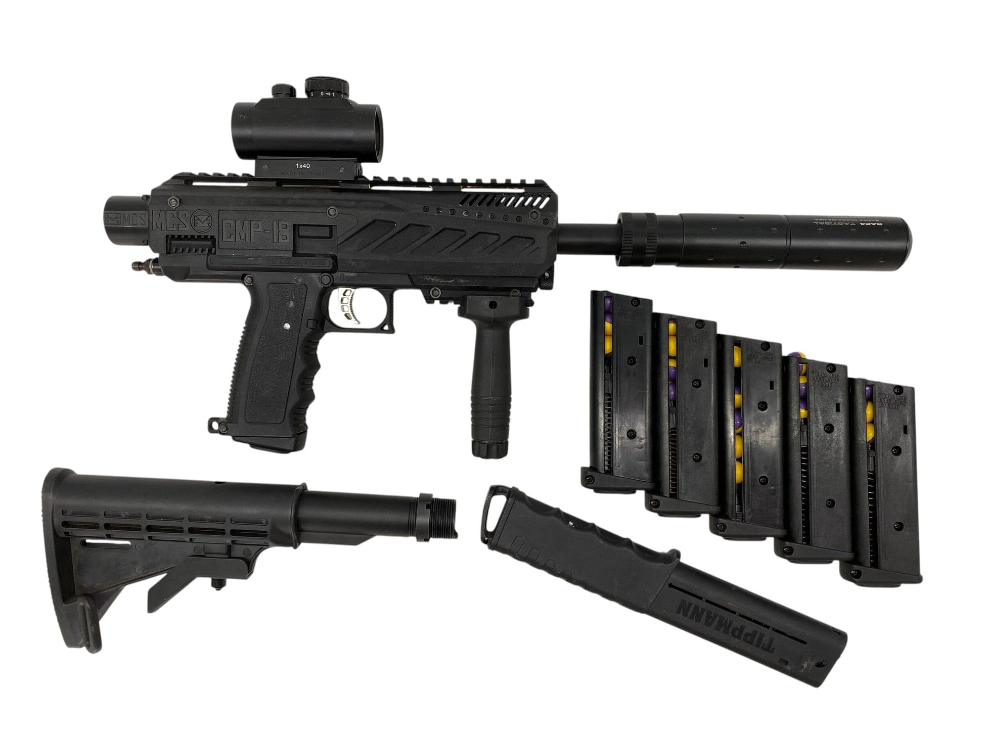 Used Tipx CMP-18 Carbine Paintball Gun Paintball Gun from CPXBrosPaintball Buy/Sell/Trade Paintball Markers, New Paintball Guns, Paintball Hoppers, Paintball Masks, and Hormesis Headbands