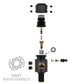 Used Turbine Pro Regulator - Long Body - Adjustable & Rotational - Black Paintball Gun from HK Army Clothing Buy/Sell/Trade Paintball Markers, New Paintball Guns, Paintball Hoppers, Paintball Masks, and Hormesis Headbands