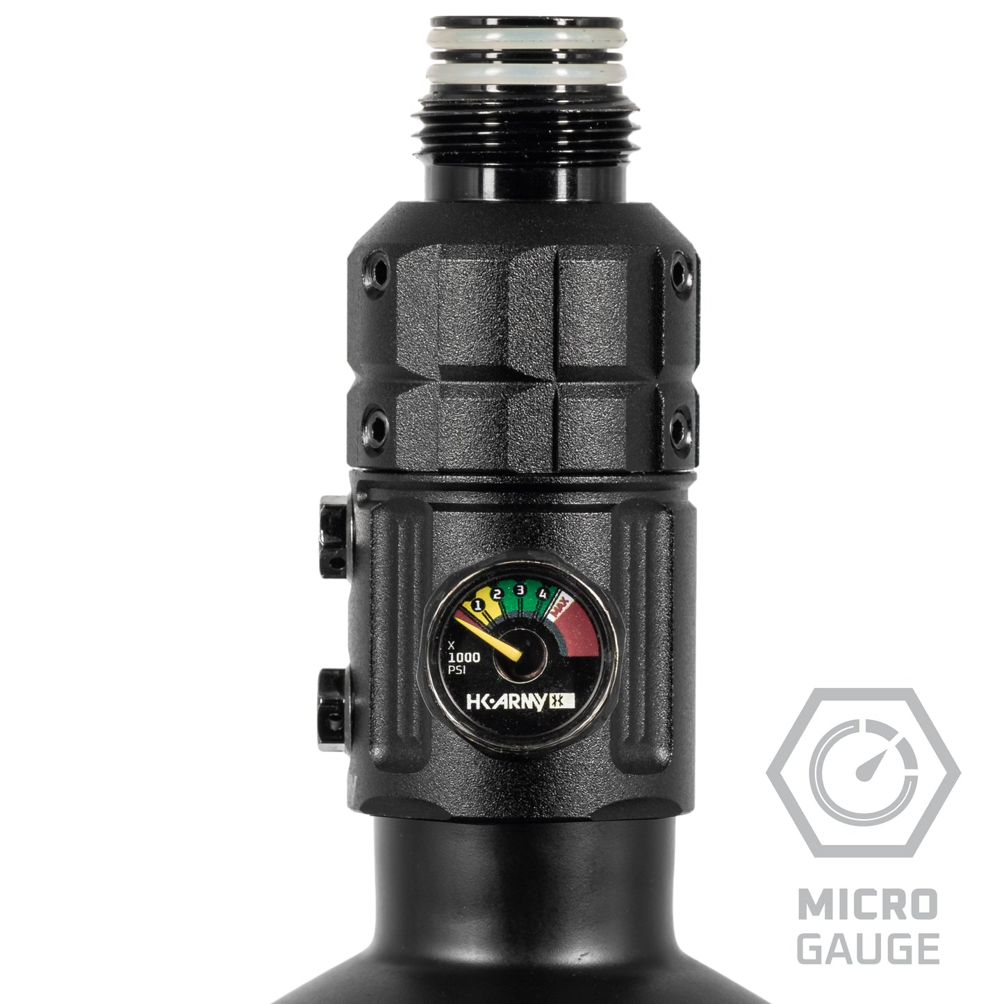 Used Turbine Pro Regulator - Long Body - Adjustable & Rotational - Black Paintball Gun from HK Army Clothing Buy/Sell/Trade Paintball Markers, New Paintball Guns, Paintball Hoppers, Paintball Masks, and Hormesis Headbands
