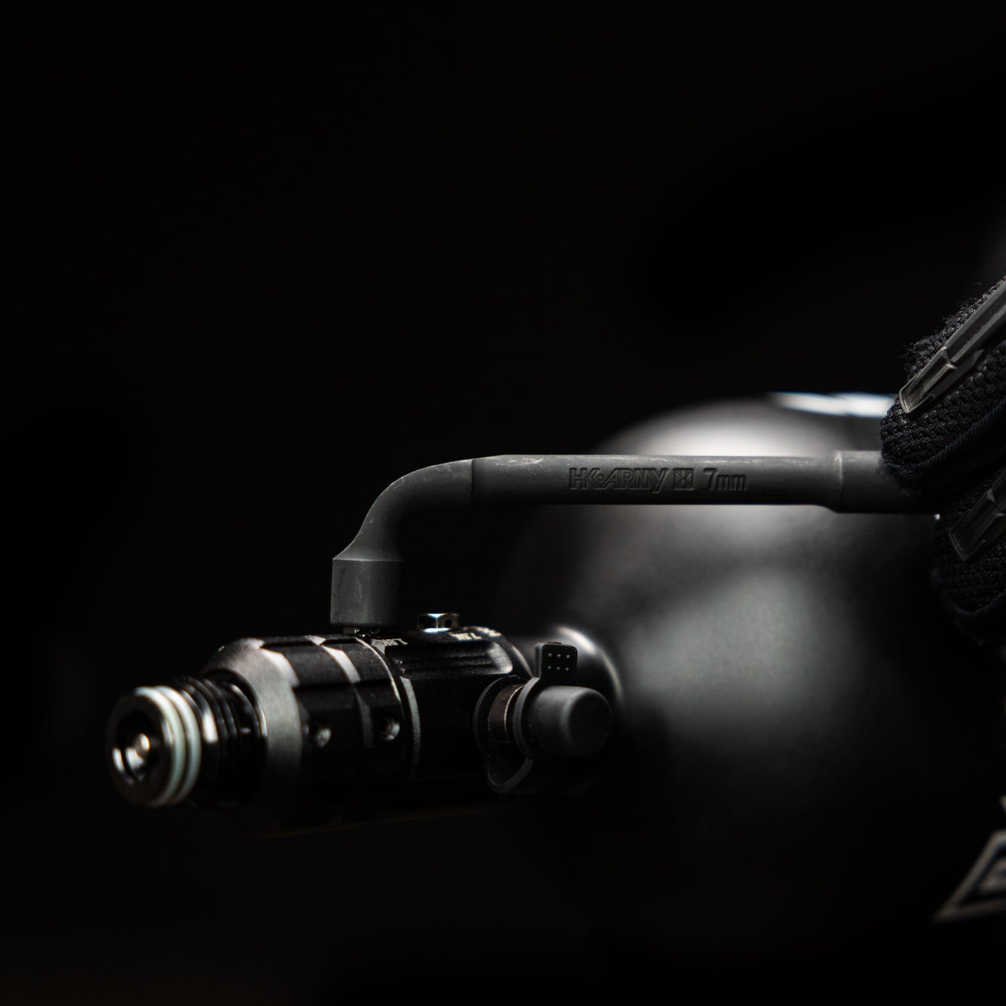 Used Turbine Pro Regulator - Long Body - Adjustable & Rotational - Black Paintball Gun from HK Army Clothing Buy/Sell/Trade Paintball Markers, New Paintball Guns, Paintball Hoppers, Paintball Masks, and Hormesis Headbands