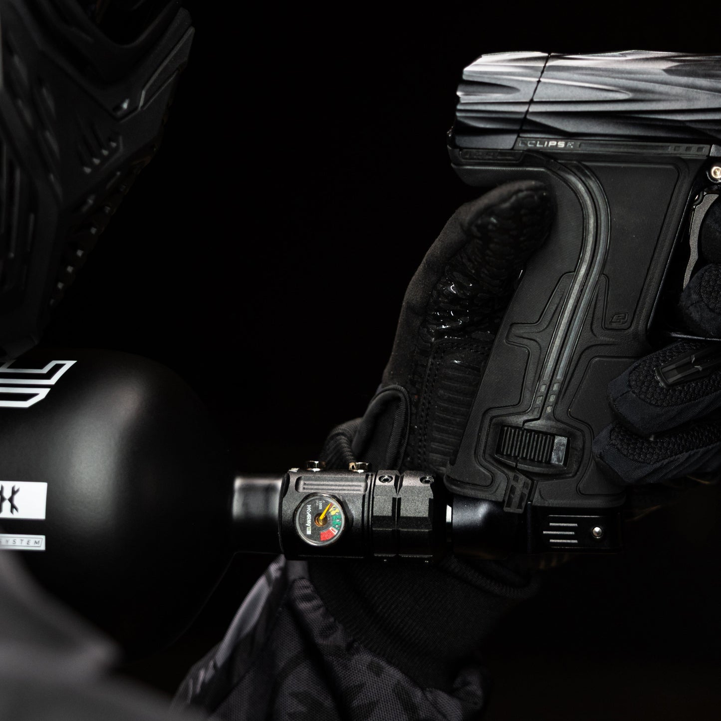 Used Turbine Pro Regulator - Long Body - Adjustable & Rotational - Black Paintball Gun from HK Army Clothing Buy/Sell/Trade Paintball Markers, New Paintball Guns, Paintball Hoppers, Paintball Masks, and Hormesis Headbands