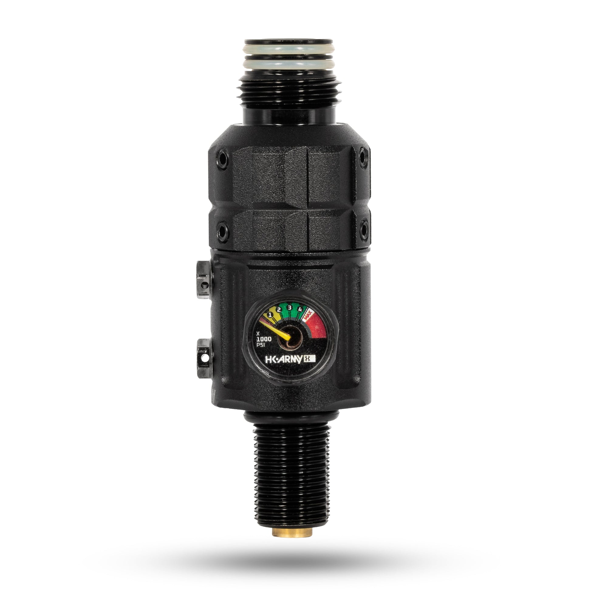 Used Turbine Pro Regulator - Long Body - Adjustable & Rotational - Black Paintball Gun from HK Army Clothing Buy/Sell/Trade Paintball Markers, New Paintball Guns, Paintball Hoppers, Paintball Masks, and Hormesis Headbands