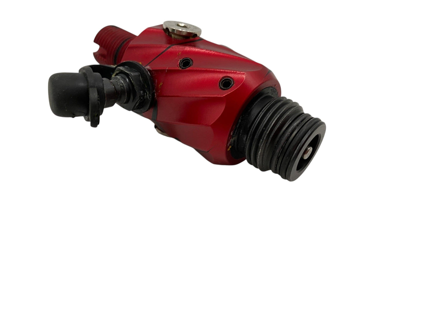Used Twister Generation 2 Regulator Red W/ Black Splash Paintball Gun from CPXBrosPaintball Buy/Sell/Trade Paintball Markers, New Paintball Guns, Paintball Hoppers, Paintball Masks, and Hormesis Headbands