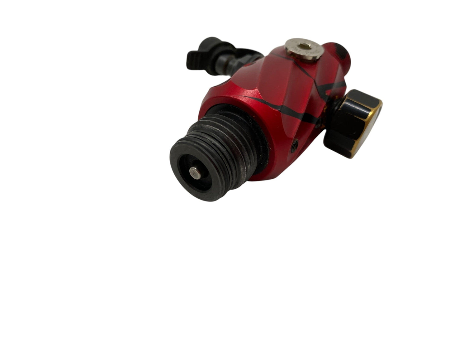Used Twister Generation 2 Regulator Red W/ Black Splash Paintball Gun from CPXBrosPaintball Buy/Sell/Trade Paintball Markers, New Paintball Guns, Paintball Hoppers, Paintball Masks, and Hormesis Headbands