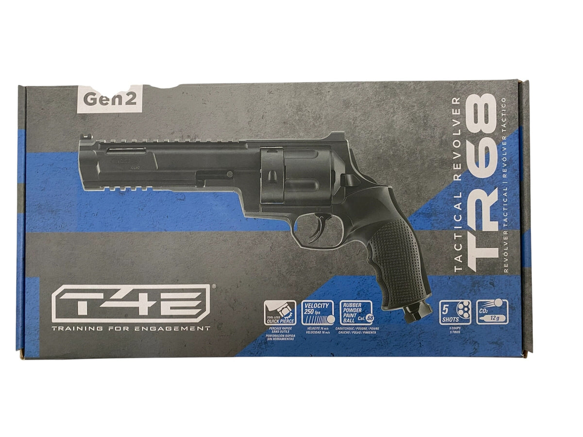Used Umarex T4E TR 68 Gen 2 CO2 Revolver .68 Cal 250FPS Paintball Gun Paintball Gun from CPXBrosPaintball Buy/Sell/Trade Paintball Markers, New Paintball Guns, Paintball Hoppers, Paintball Masks, and Hormesis Headbands