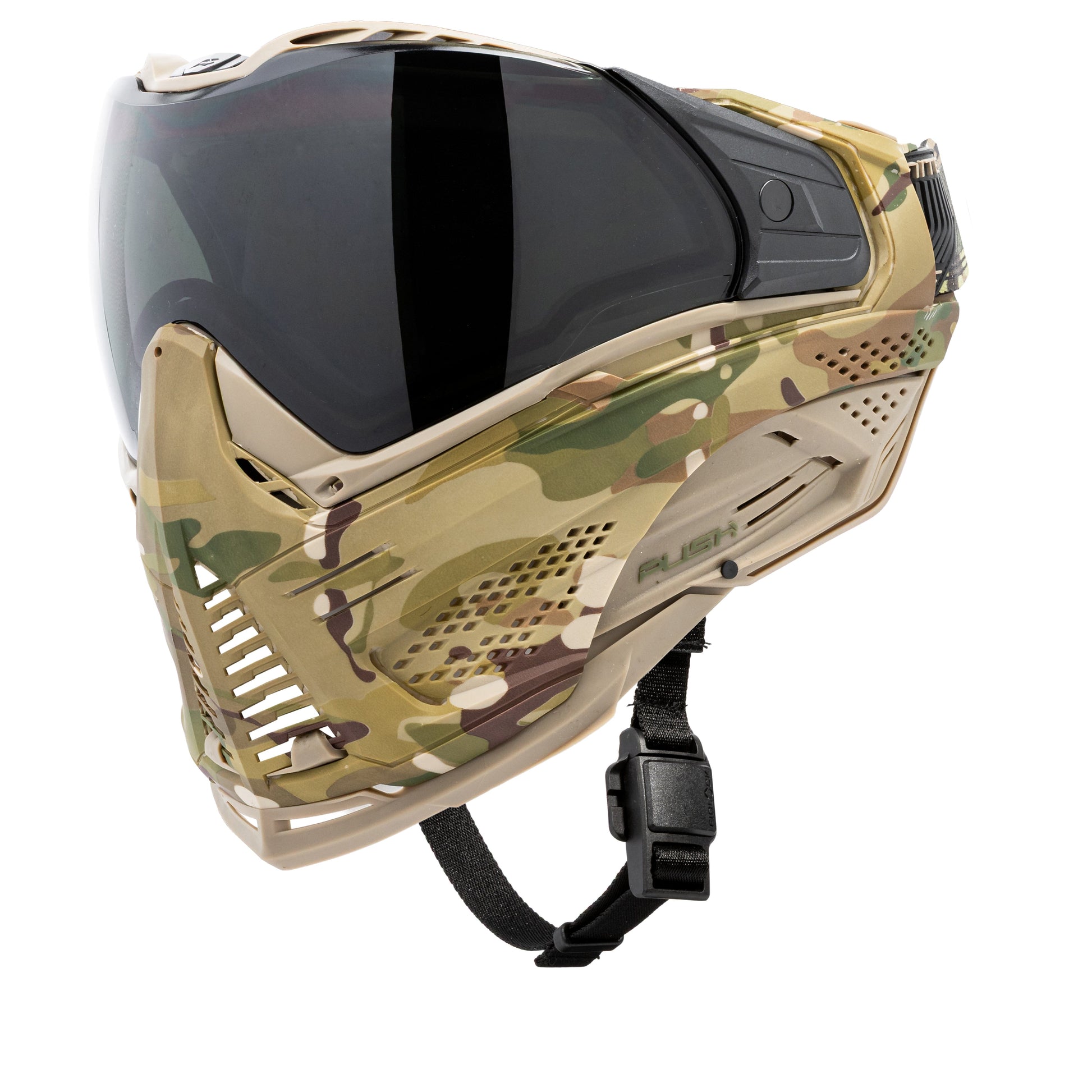 Used Unite Goggle Mk II - Combat (Camo/Tan) - Smoke Lens Paintball Gun from HK Army Clothing Buy/Sell/Trade Paintball Markers, New Paintball Guns, Paintball Hoppers, Paintball Masks, and Hormesis Headbands
