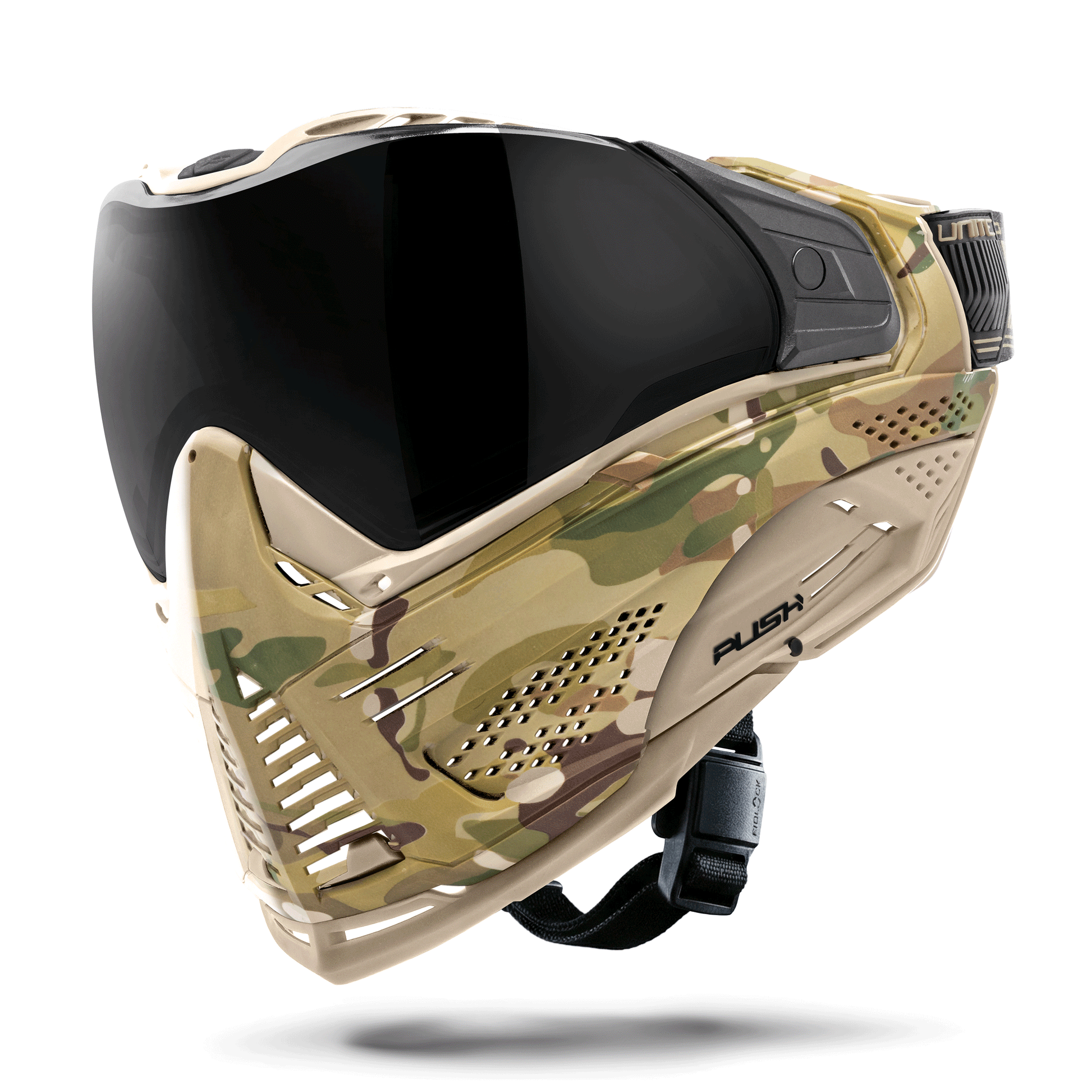 Used Unite Goggle Mk II - Combat (Camo/Tan) - Smoke Lens Paintball Gun from HK Army Clothing Buy/Sell/Trade Paintball Markers, New Paintball Guns, Paintball Hoppers, Paintball Masks, and Hormesis Headbands