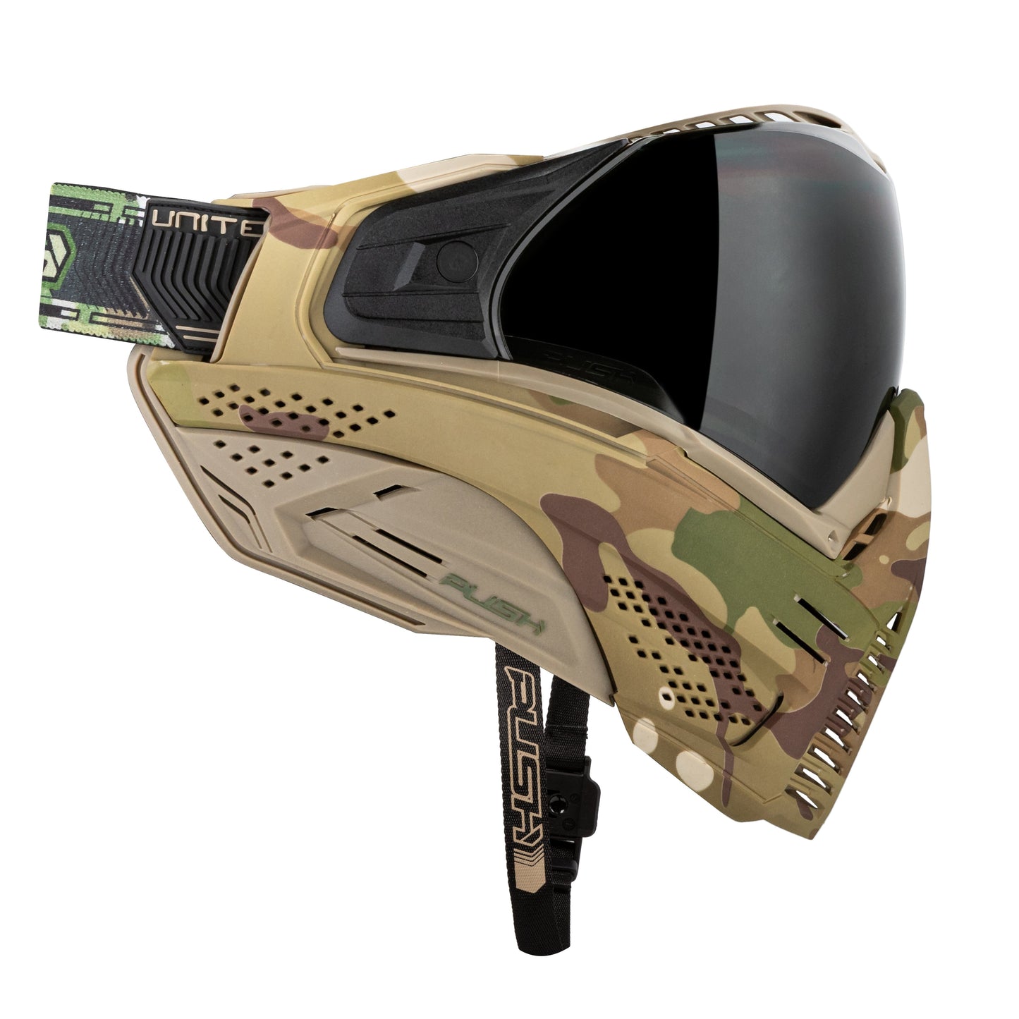 Used Unite Goggle Mk II - Combat (Camo/Tan) - Smoke Lens Paintball Gun from HK Army Clothing Buy/Sell/Trade Paintball Markers, New Paintball Guns, Paintball Hoppers, Paintball Masks, and Hormesis Headbands