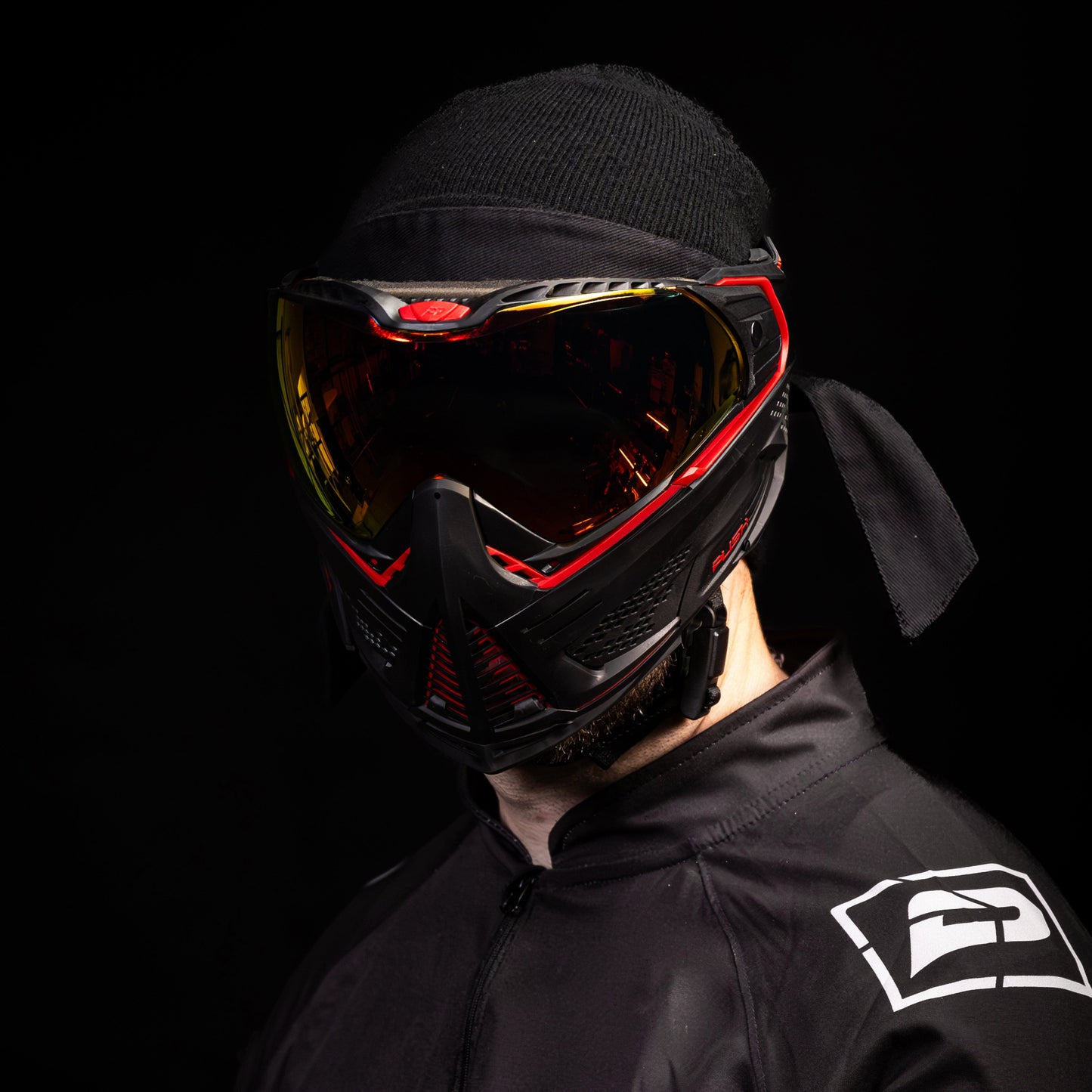 Used Unite Goggle Mk II - Legion (Black/Red) - Red Lens Paintball Gun from HK Army Clothing Buy/Sell/Trade Paintball Markers, New Paintball Guns, Paintball Hoppers, Paintball Masks, and Hormesis Headbands
