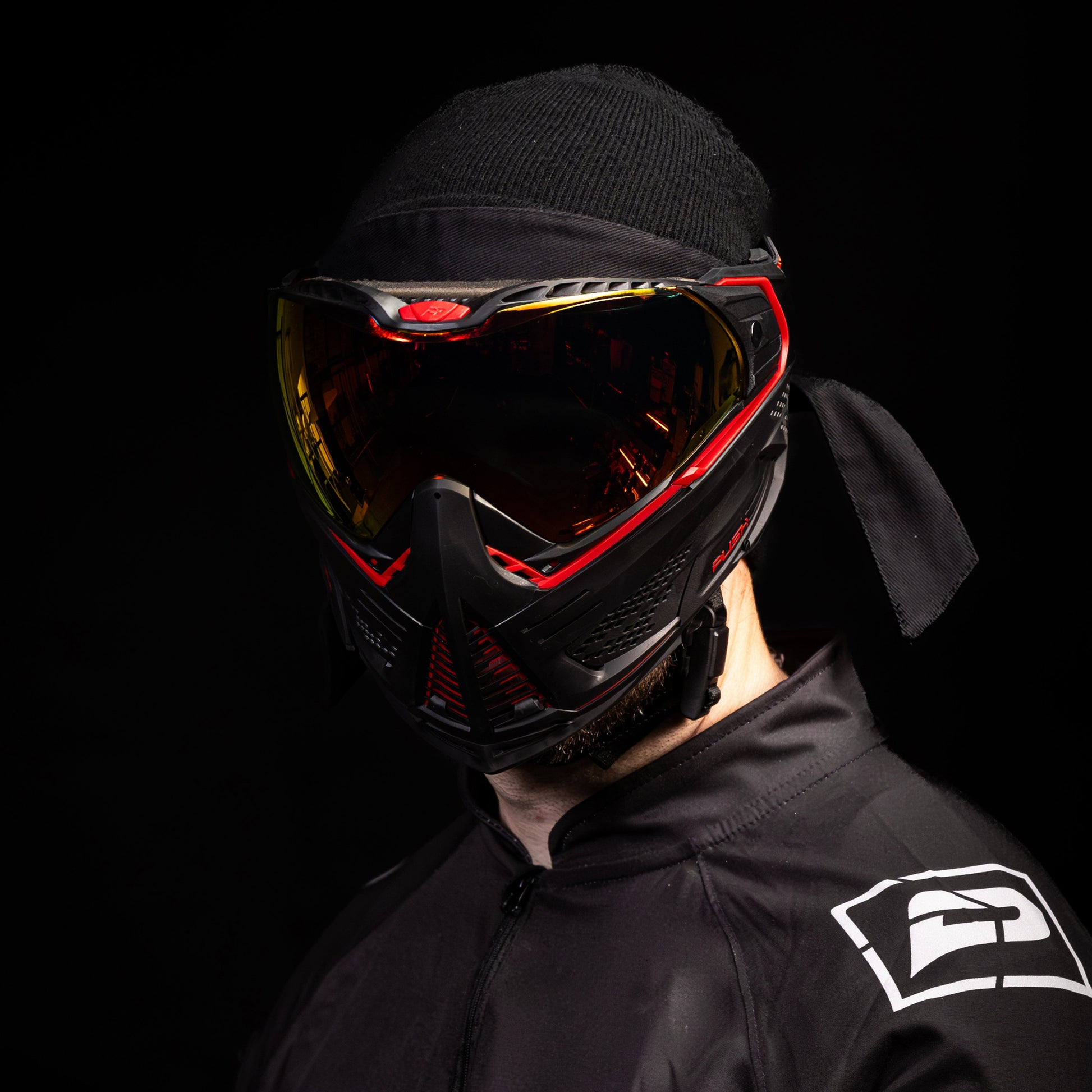 Used Unite Goggle Mk II - Legion (Black/Red) - Red Lens Paintball Gun from HK Army Clothing Buy/Sell/Trade Paintball Markers, New Paintball Guns, Paintball Hoppers, Paintball Masks, and Hormesis Headbands