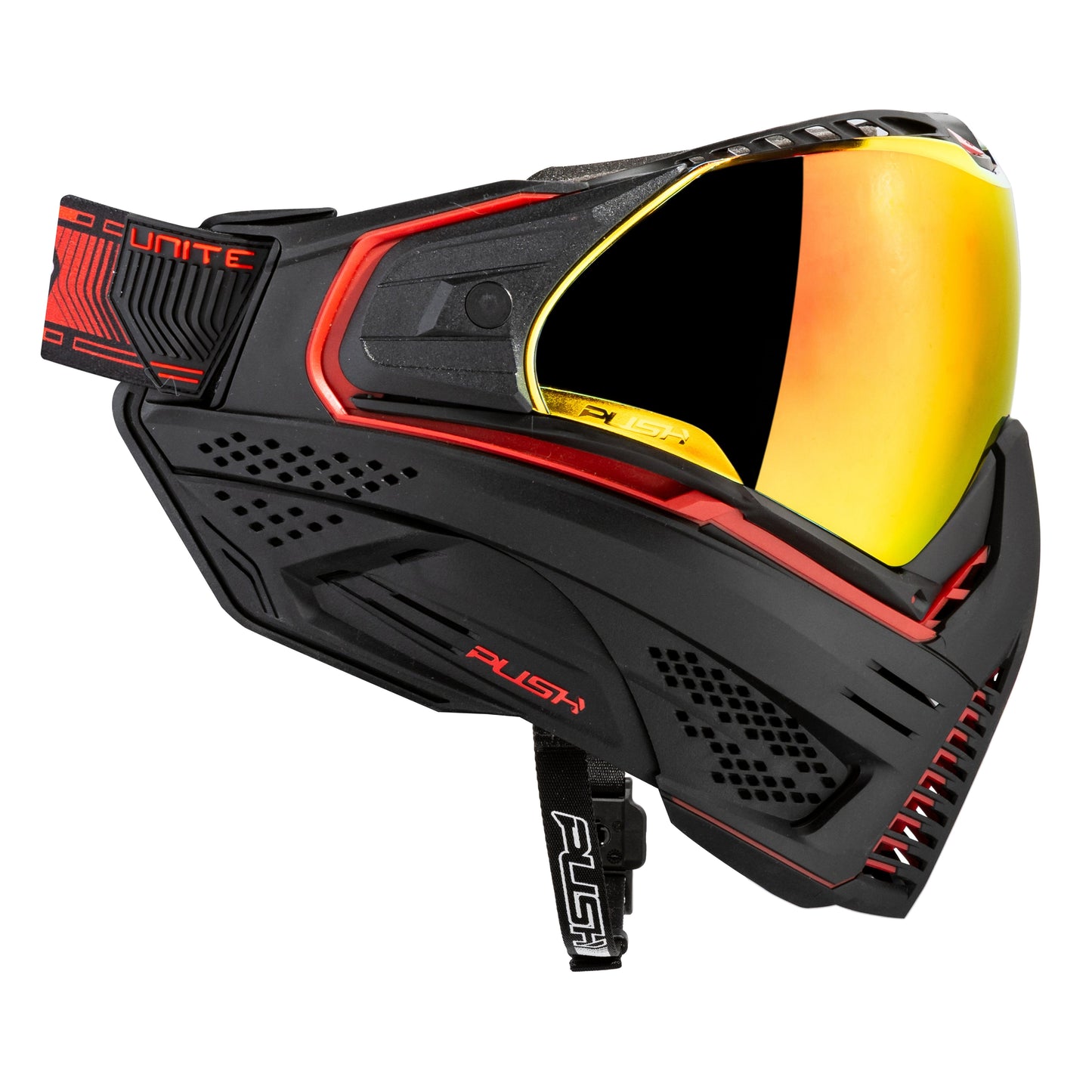 Used Unite Goggle Mk II - Legion (Black/Red) - Red Lens Paintball Gun from HK Army Clothing Buy/Sell/Trade Paintball Markers, New Paintball Guns, Paintball Hoppers, Paintball Masks, and Hormesis Headbands