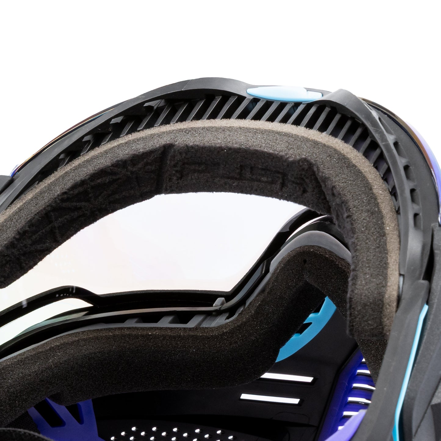 Used Unite Goggle Mk II - Nebula (Black/Turq/Purple) - Blue Lens Paintball Gun from HK Army Clothing Buy/Sell/Trade Paintball Markers, New Paintball Guns, Paintball Hoppers, Paintball Masks, and Hormesis Headbands