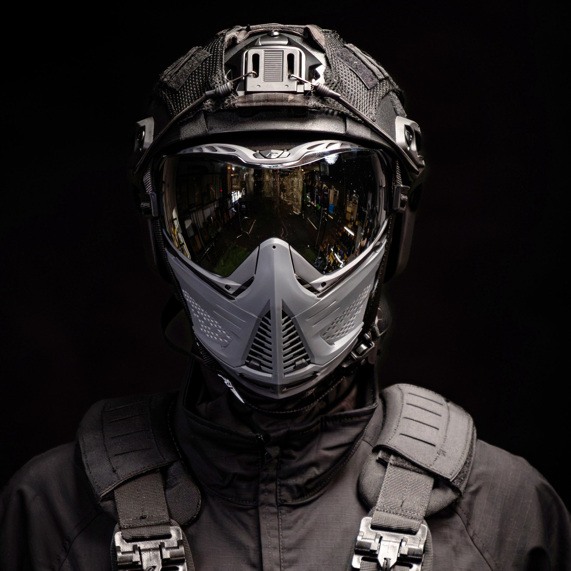 Used Unite Goggle Mk II - Nomad (Grey/Black) - Silver Lens Paintball Gun from HK Army Clothing Buy/Sell/Trade Paintball Markers, New Paintball Guns, Paintball Hoppers, Paintball Masks, and Hormesis Headbands