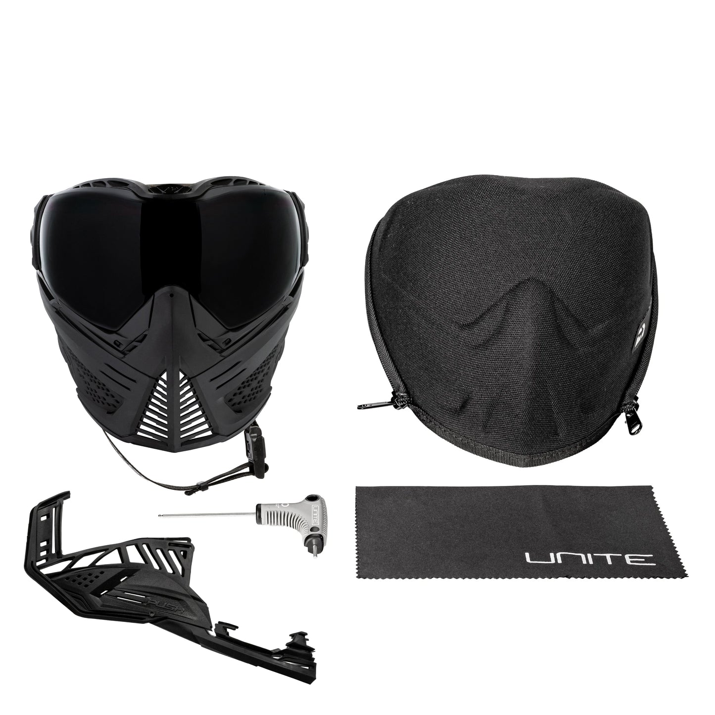 Used Unite Goggle Mk II - Oblivion (Black/Black) - Smoke Lens Paintball Gun from HK Army Clothing Buy/Sell/Trade Paintball Markers, New Paintball Guns, Paintball Hoppers, Paintball Masks, and Hormesis Headbands