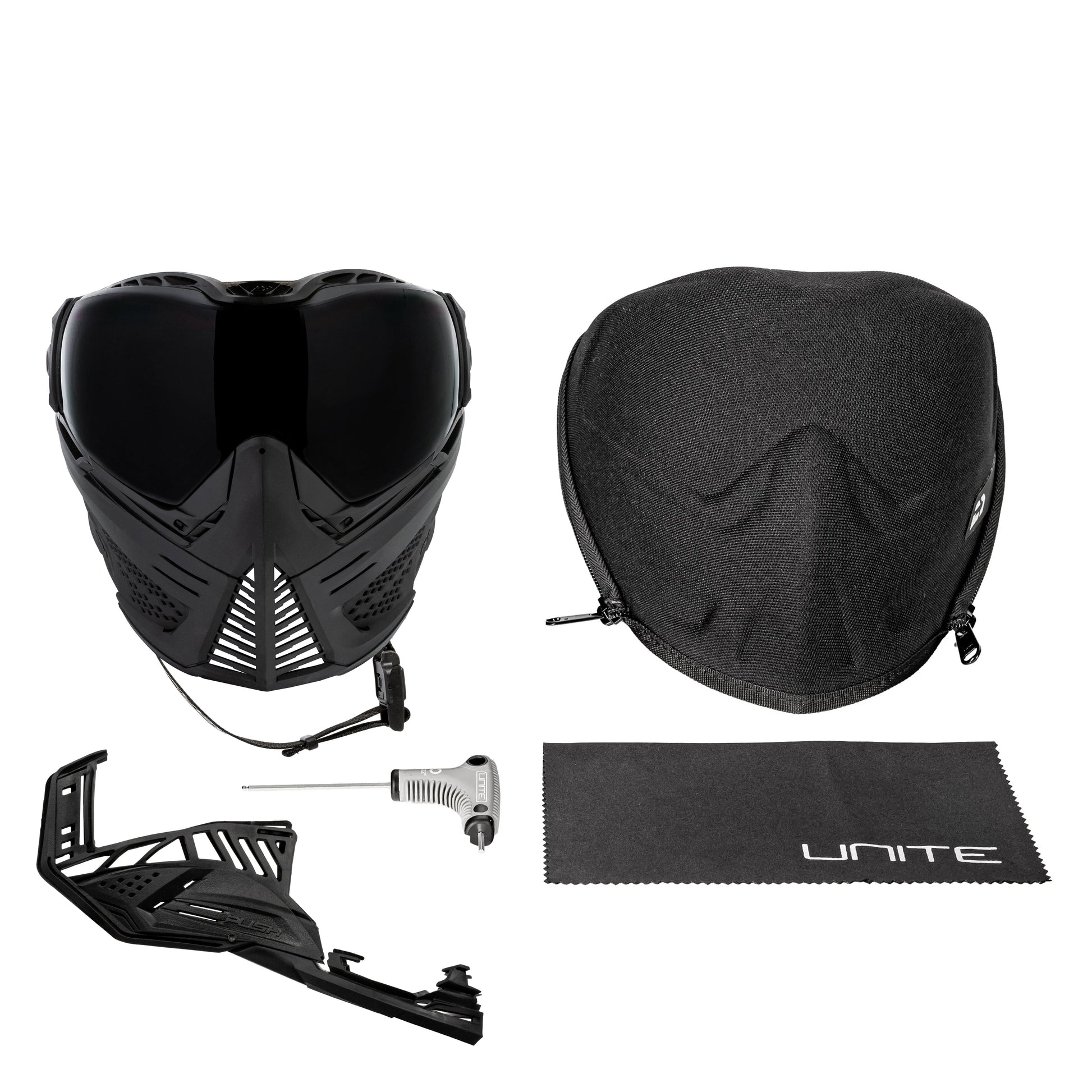 Used Unite Goggle Mk II - Oblivion (Black/Black) - Smoke Lens Paintball Gun from HK Army Clothing Buy/Sell/Trade Paintball Markers, New Paintball Guns, Paintball Hoppers, Paintball Masks, and Hormesis Headbands