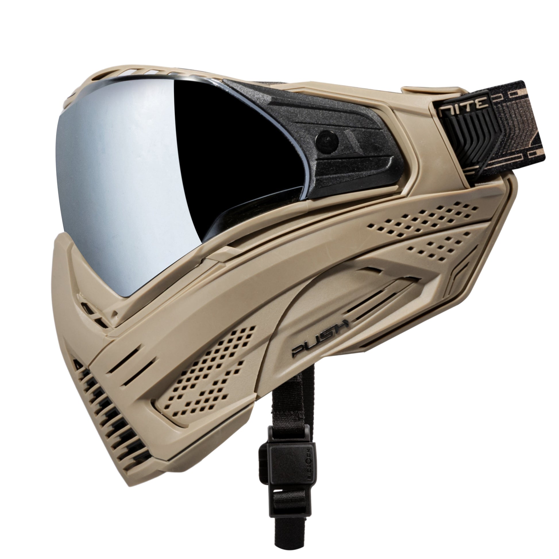 Used Unite Goggle Mk II - Outlaw (Tan/Tan) - Silver Lens Paintball Gun from HK Army Clothing Buy/Sell/Trade Paintball Markers, New Paintball Guns, Paintball Hoppers, Paintball Masks, and Hormesis Headbands
