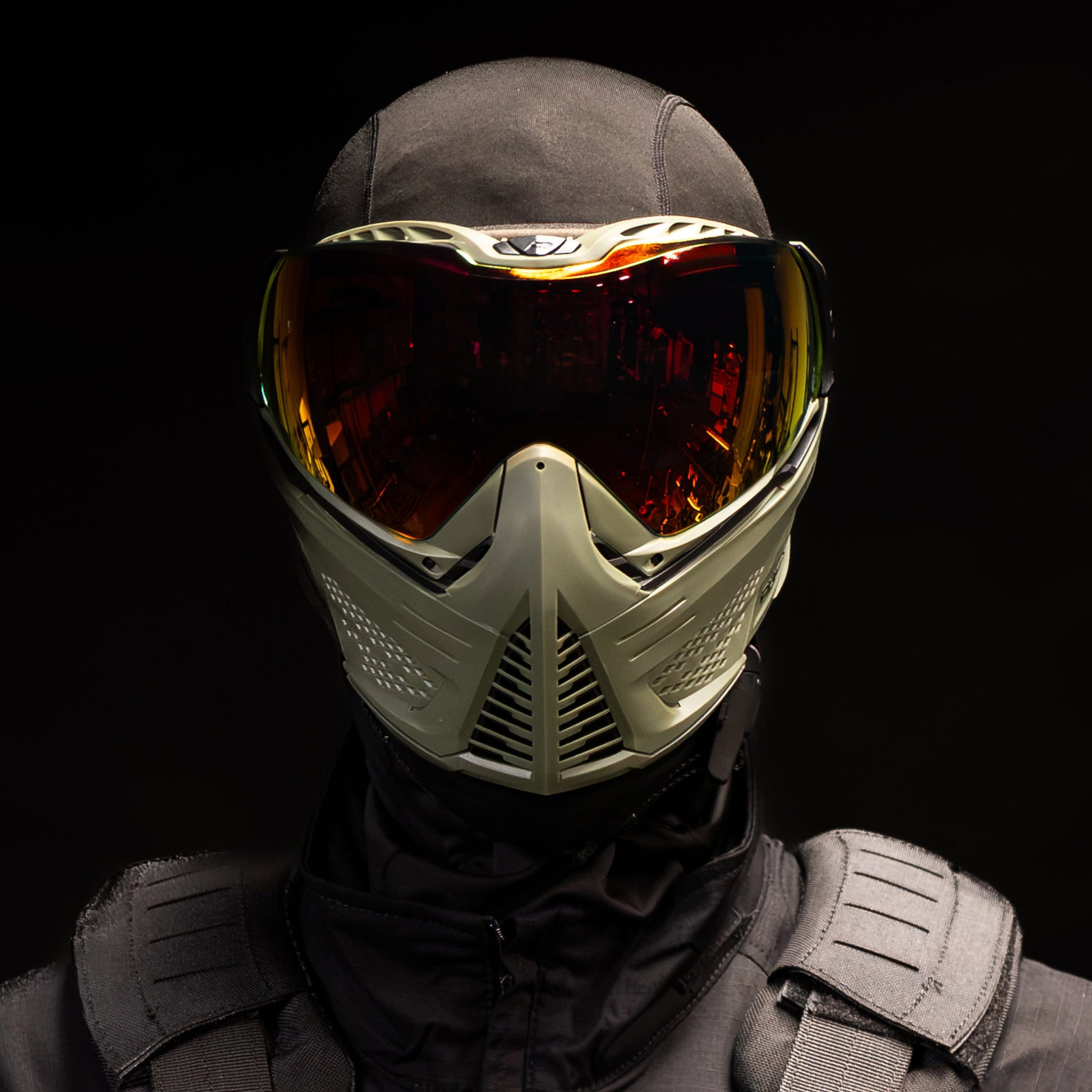 Used Unite Goggle Mk II - Raptor (Olive/Black) - Red Lens Paintball Gun from HK Army Clothing Buy/Sell/Trade Paintball Markers, New Paintball Guns, Paintball Hoppers, Paintball Masks, and Hormesis Headbands