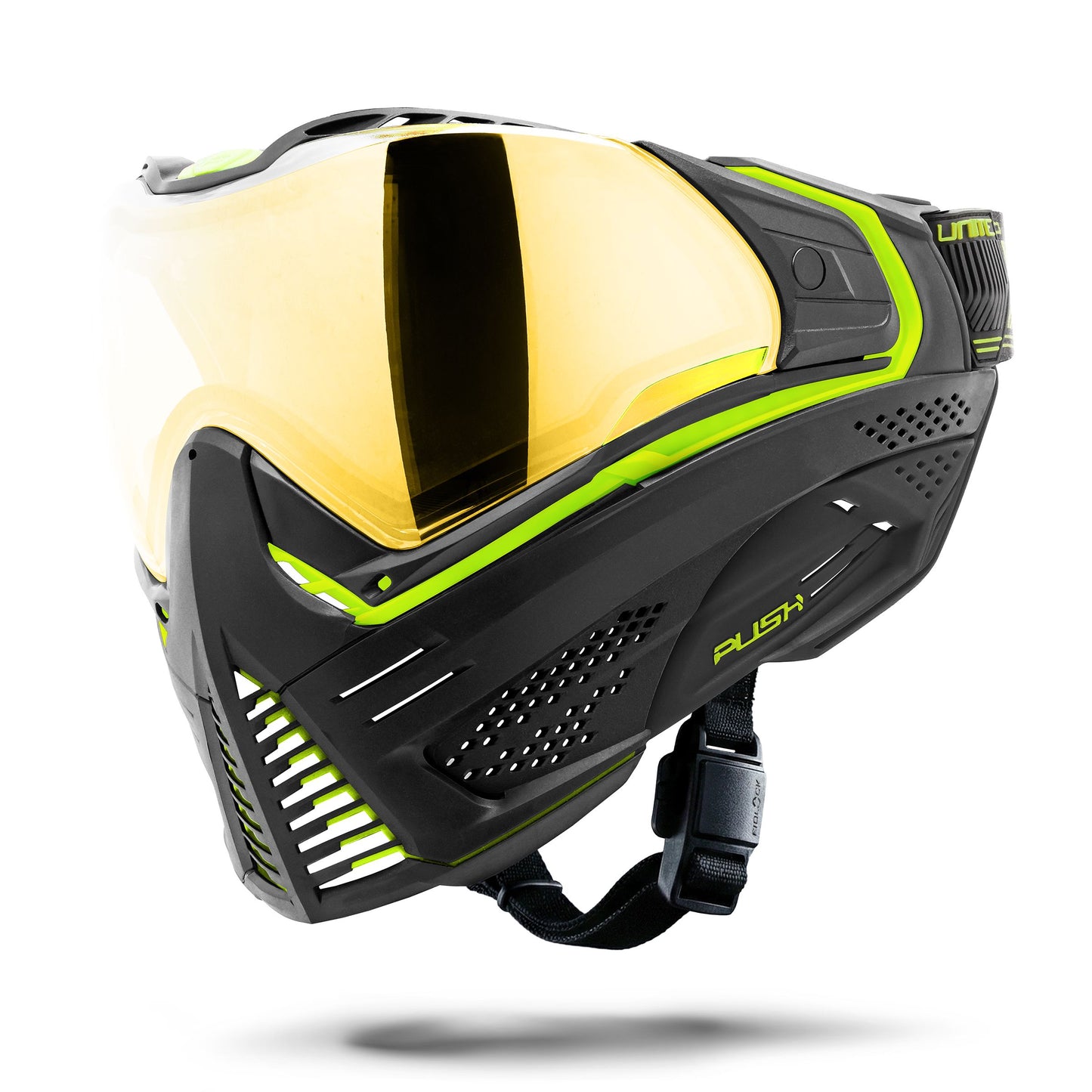 Used Unite Goggle Mk II - Reactor (Black/Green) - Gold Lens Paintball Gun from HK Army Clothing Buy/Sell/Trade Paintball Markers, New Paintball Guns, Paintball Hoppers, Paintball Masks, and Hormesis Headbands