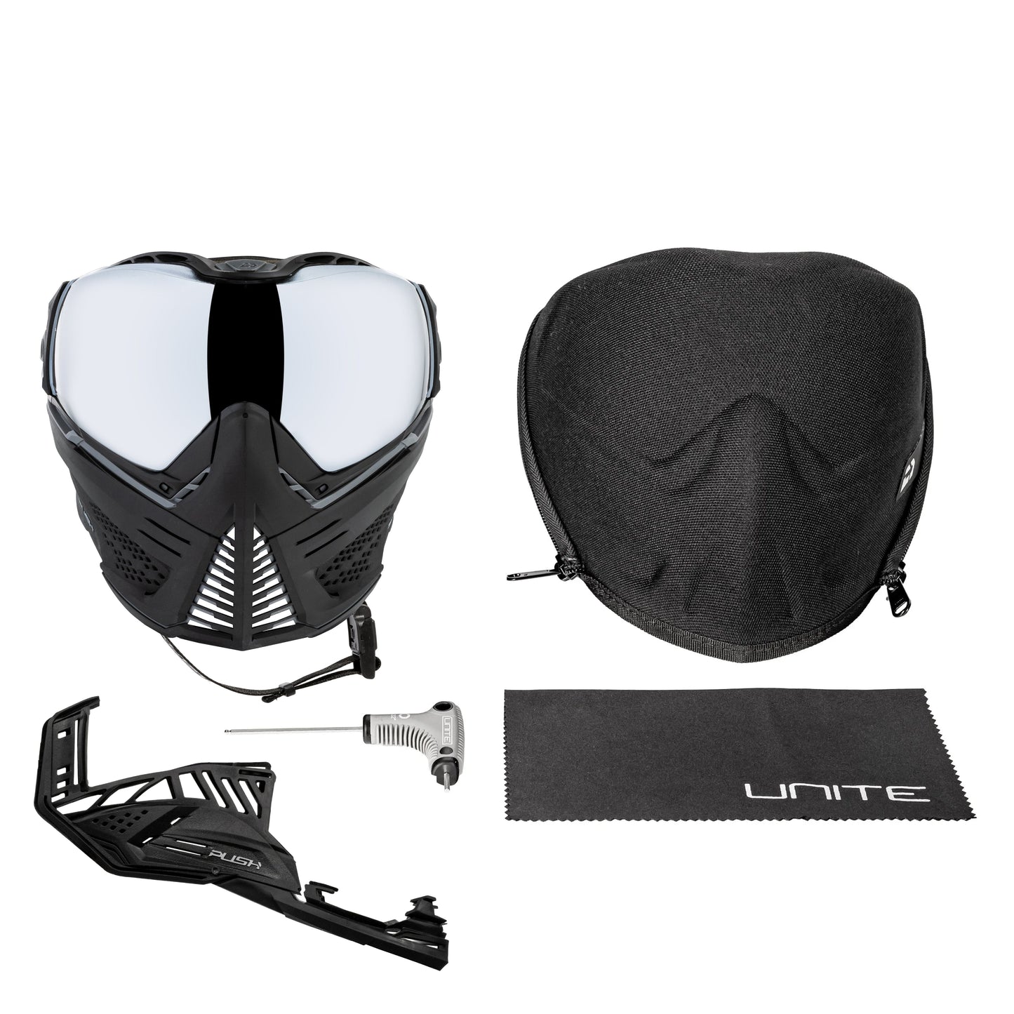 Used Unite Goggle Mk II - Rogue (Black/Grey) - Silver Lens Paintball Gun from HK Army Clothing Buy/Sell/Trade Paintball Markers, New Paintball Guns, Paintball Hoppers, Paintball Masks, and Hormesis Headbands