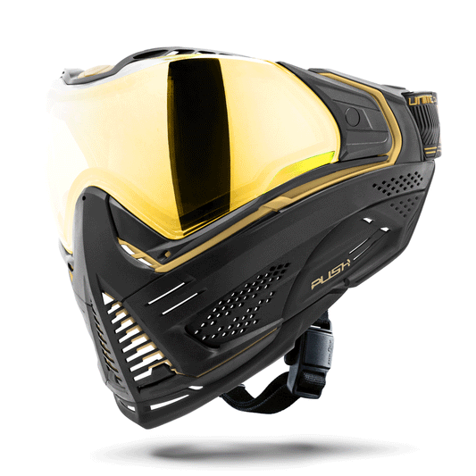 Used Unite Goggle Mk II - Sentinel (Black/Gold) - Gold Lens Paintball Gun from HK Army Clothing Buy/Sell/Trade Paintball Markers, New Paintball Guns, Paintball Hoppers, Paintball Masks, and Hormesis Headbands