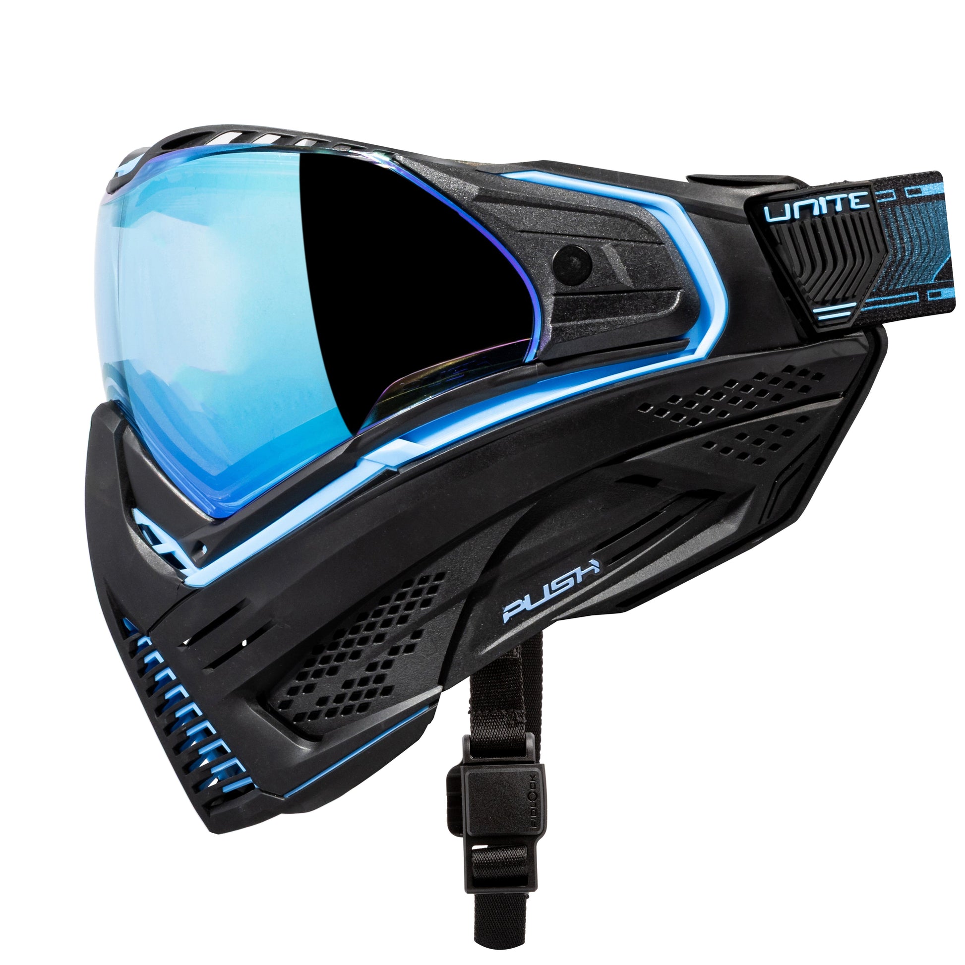 Used Unite Goggle Mk II - Vortex (Black/Blue) - Blue Lens Paintball Gun from HK Army Clothing Buy/Sell/Trade Paintball Markers, New Paintball Guns, Paintball Hoppers, Paintball Masks, and Hormesis Headbands