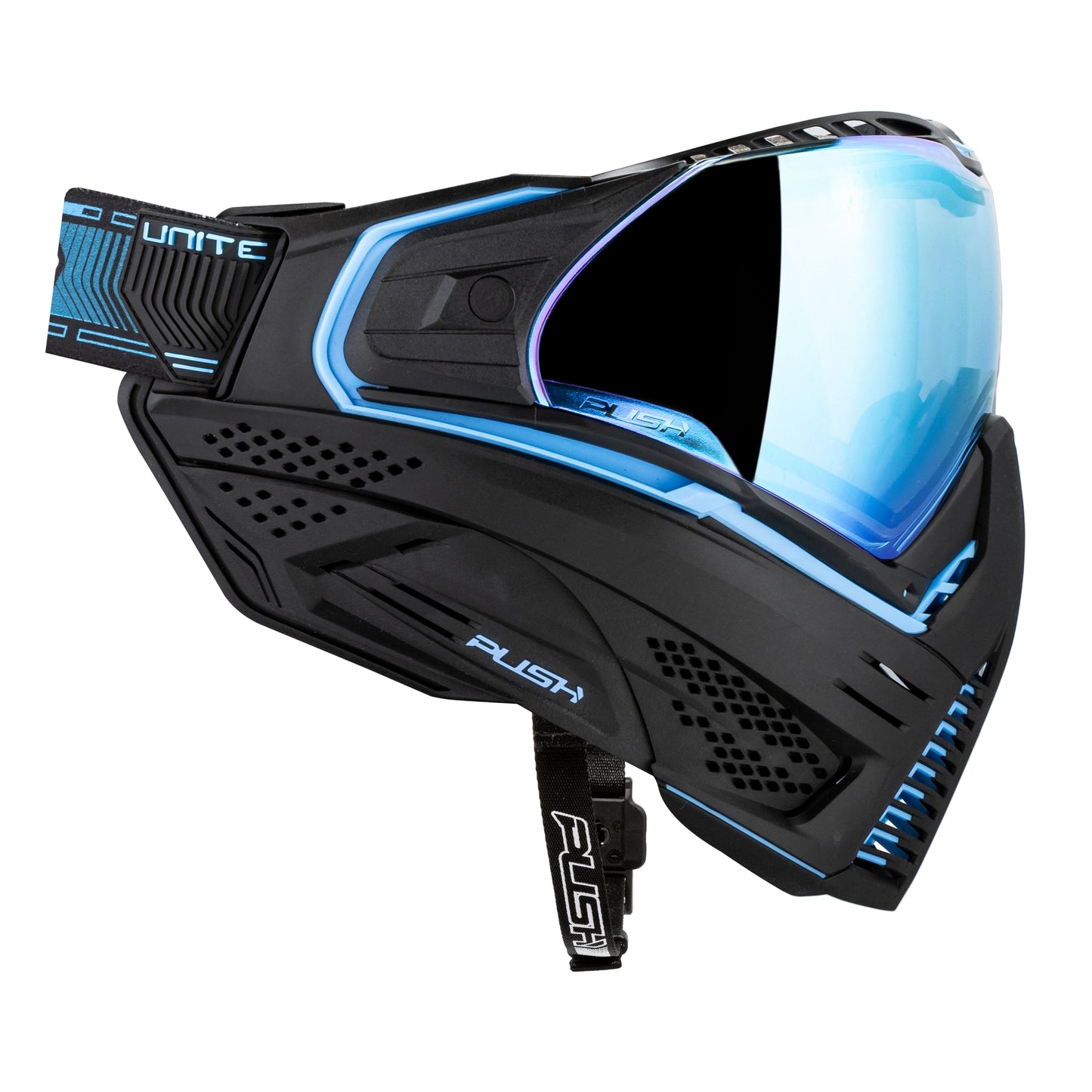 Used Unite Goggle Mk II - Vortex (Black/Blue) - Blue Lens Paintball Gun from HK Army Clothing Buy/Sell/Trade Paintball Markers, New Paintball Guns, Paintball Hoppers, Paintball Masks, and Hormesis Headbands