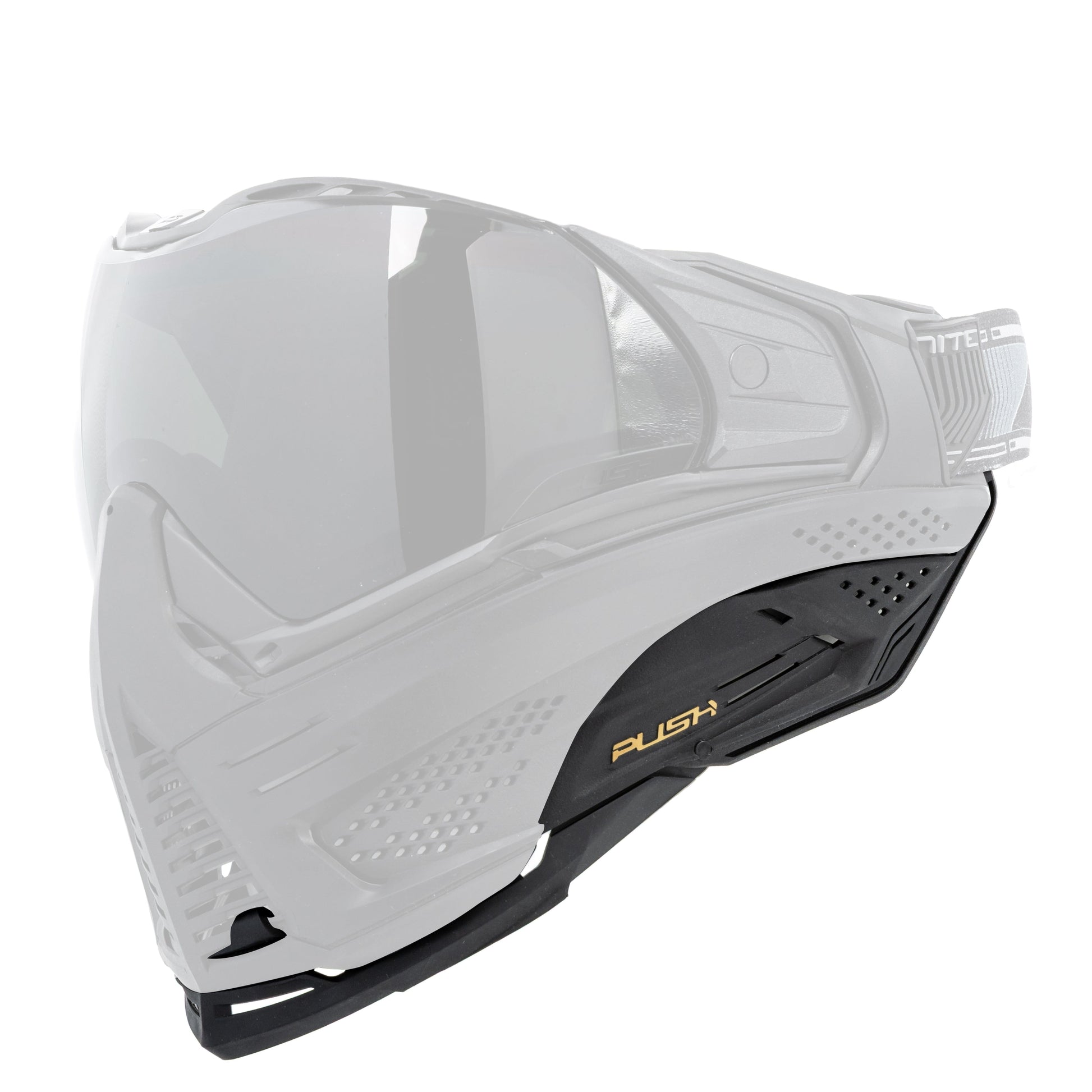 Used Unite Goggle Mk II - Warlord Enforcer (Black/White Skull) - Gold Lens Paintball Gun from HK Army Clothing Buy/Sell/Trade Paintball Markers, New Paintball Guns, Paintball Hoppers, Paintball Masks, and Hormesis Headbands