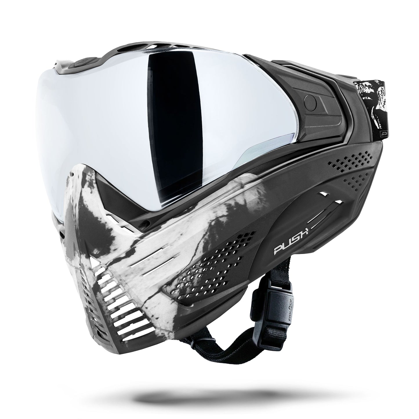 Used Unite Goggle Mk II - Warlord Omen (Black/White Skull) - Silver Lens Paintball Gun from HK Army Clothing Buy/Sell/Trade Paintball Markers, New Paintball Guns, Paintball Hoppers, Paintball Masks, and Hormesis Headbands