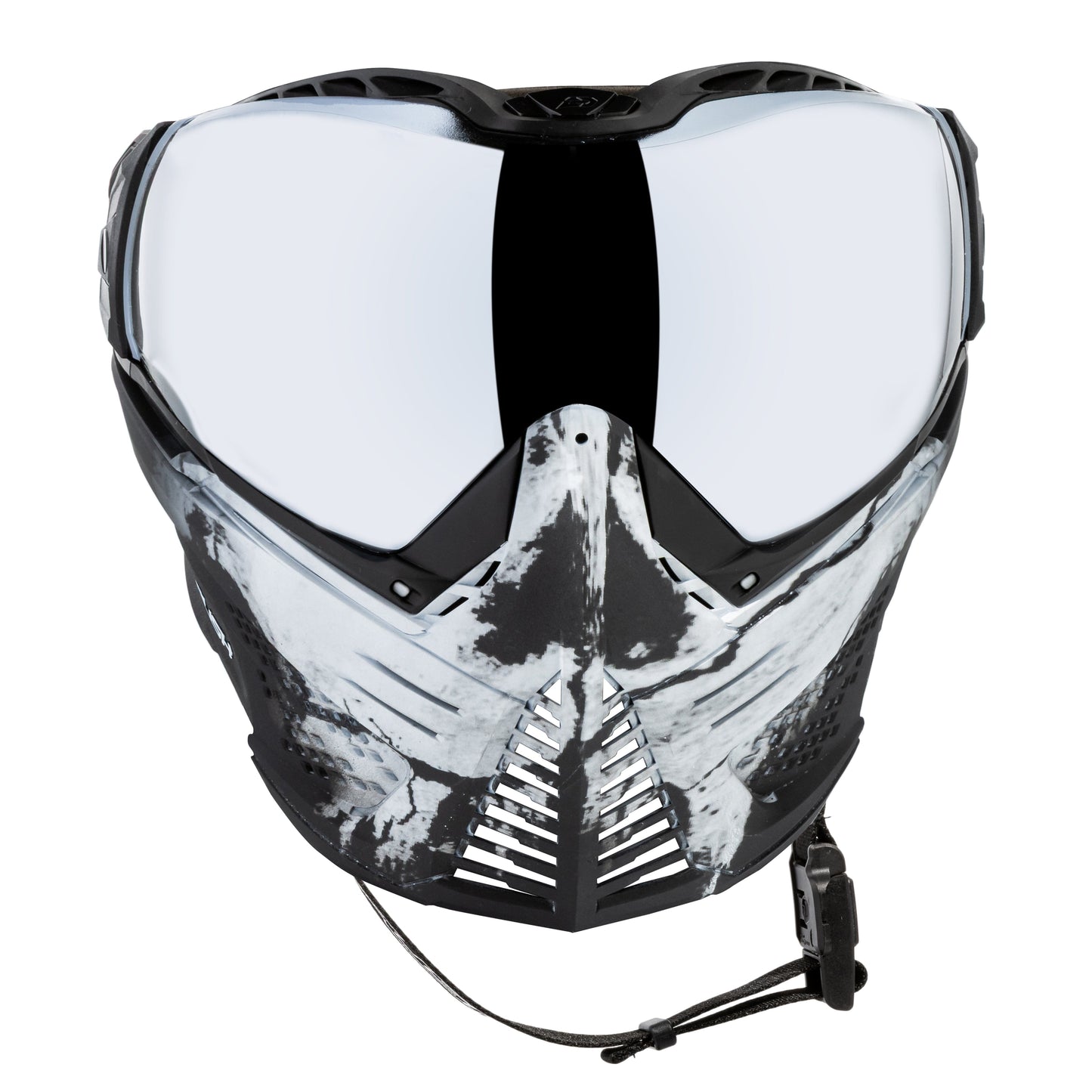 Used Unite Goggle Mk II - Warlord Omen (Black/White Skull) - Silver Lens Paintball Gun from HK Army Clothing Buy/Sell/Trade Paintball Markers, New Paintball Guns, Paintball Hoppers, Paintball Masks, and Hormesis Headbands