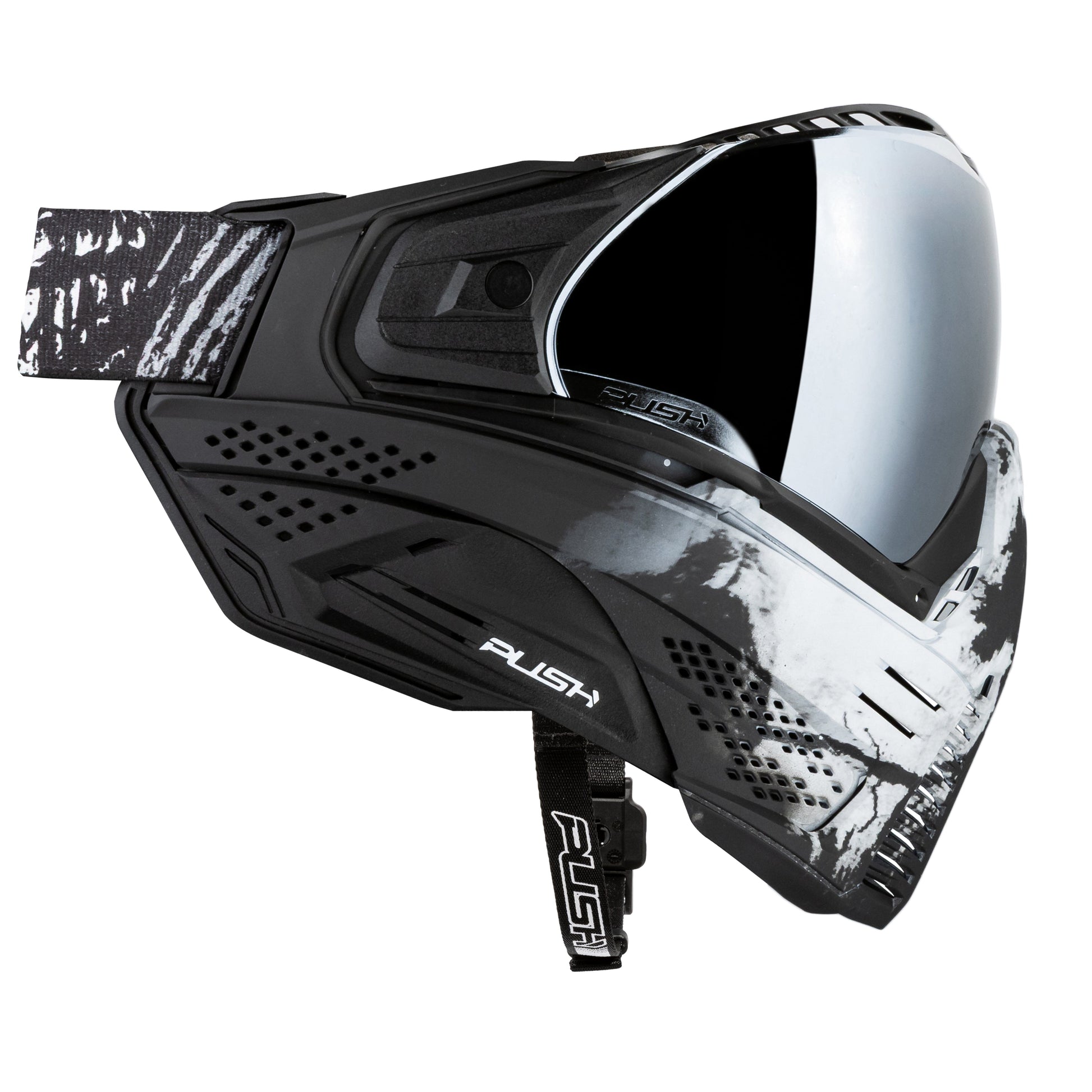 Used Unite Goggle Mk II - Warlord Omen (Black/White Skull) - Silver Lens Paintball Gun from HK Army Clothing Buy/Sell/Trade Paintball Markers, New Paintball Guns, Paintball Hoppers, Paintball Masks, and Hormesis Headbands