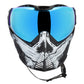 Used Unite Goggle Mk II - Warlord Soul (Black/White Skull) - Blue Lens Paintball Gun from HK Army Clothing Buy/Sell/Trade Paintball Markers, New Paintball Guns, Paintball Hoppers, Paintball Masks, and Hormesis Headbands
