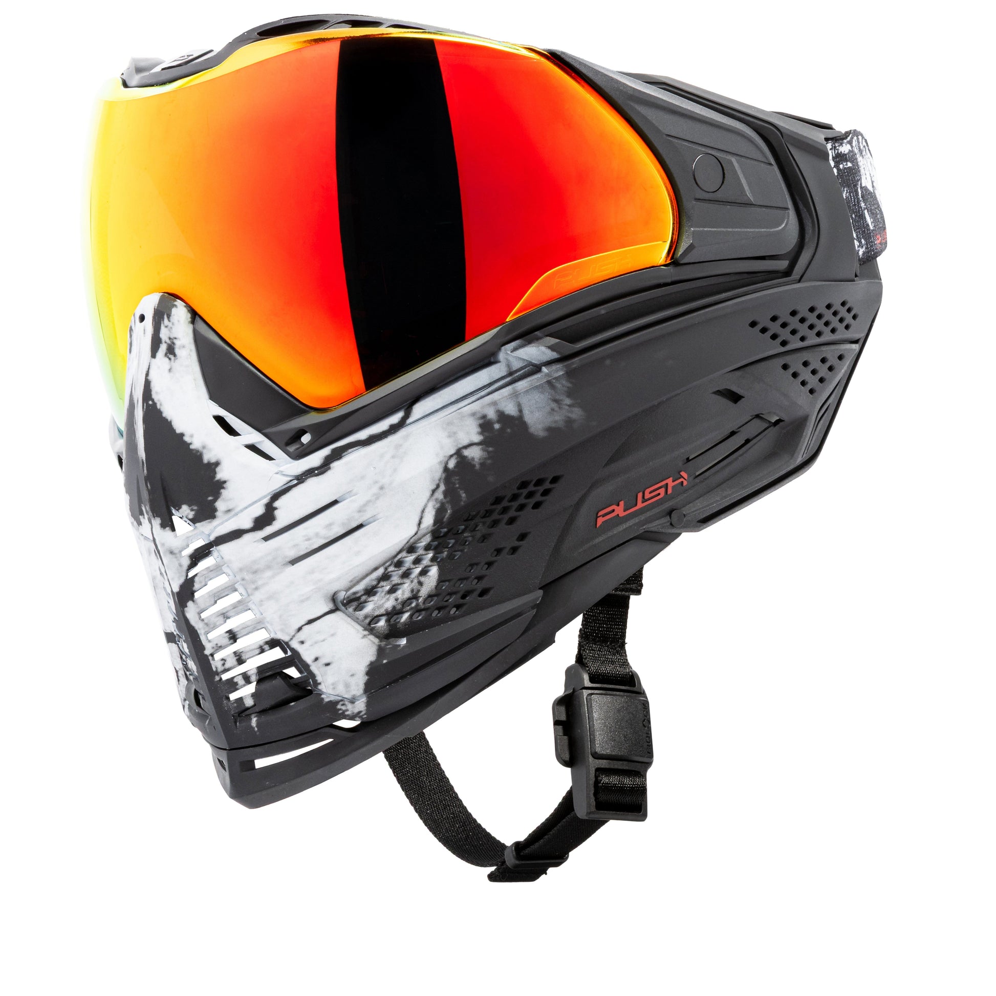 Used Unite Goggle Mk II - Warlord Viper (Black/White Skull) - Red Lens Paintball Gun from HK Army Clothing Buy/Sell/Trade Paintball Markers, New Paintball Guns, Paintball Hoppers, Paintball Masks, and Hormesis Headbands