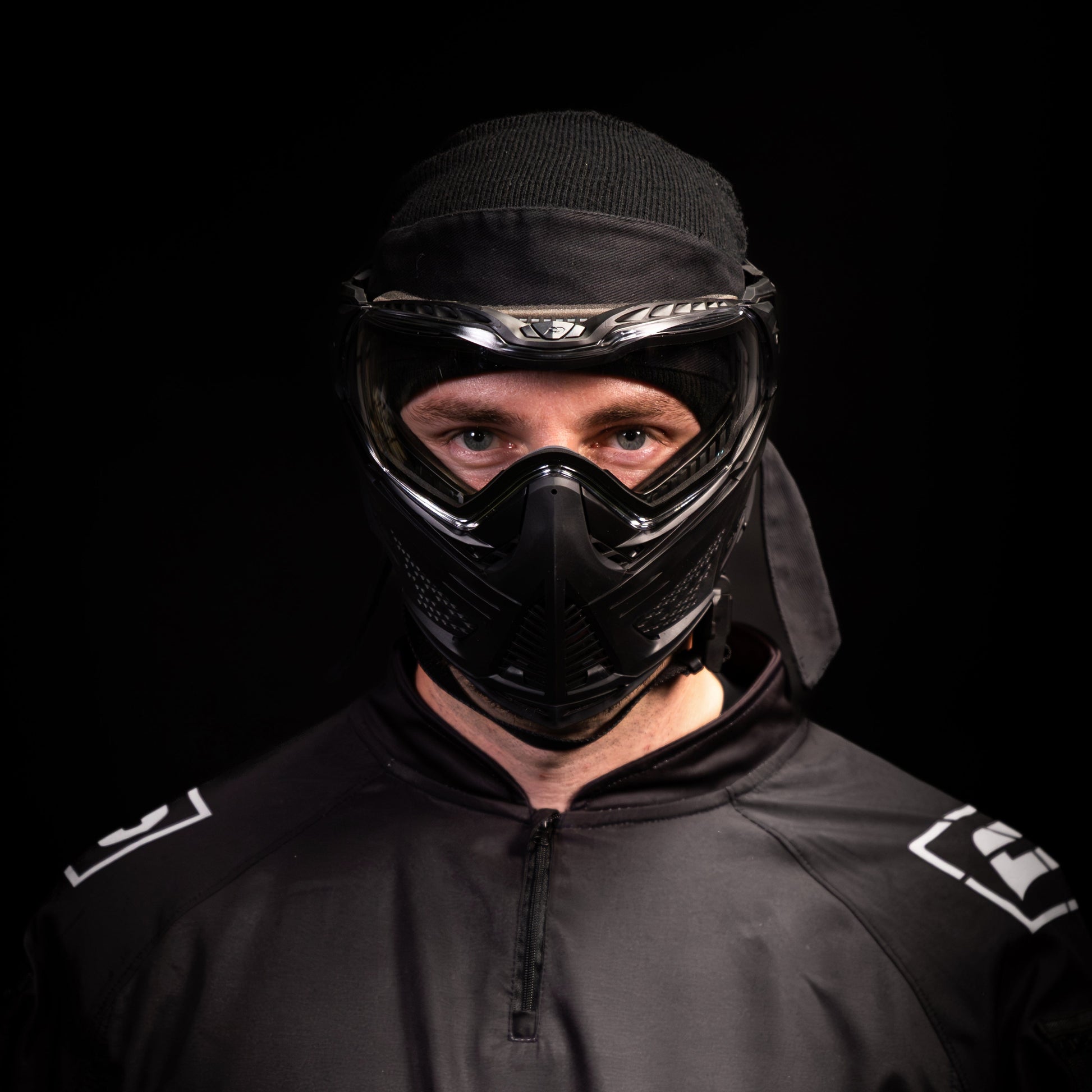 Used Unite Goggle Mk II - Watcher (Black/Black) - Clear Lens Paintball Gun from HK Army Clothing Buy/Sell/Trade Paintball Markers, New Paintball Guns, Paintball Hoppers, Paintball Masks, and Hormesis Headbands