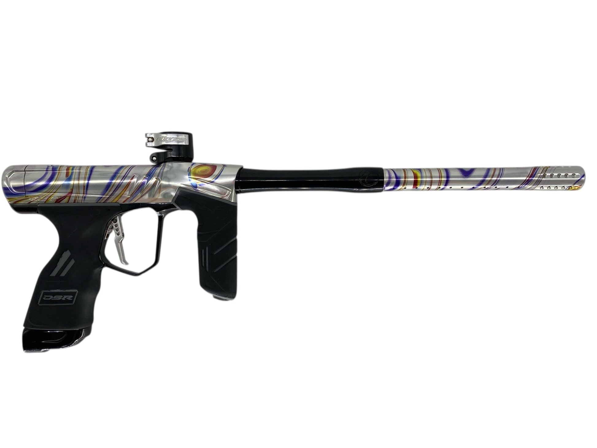 Used USED Dye Dsr+ Oil Slick Paintball Gun Paintball Gun from Matrix Paintball Buy/Sell/Trade Paintball Markers, New Paintball Guns, Paintball Hoppers, Paintball Masks, and Hormesis Headbands