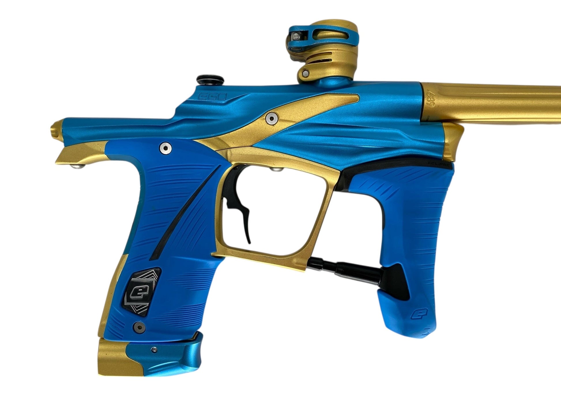 Used USED Planet Eclipse Lv1 Paintball Gun Blue/Gold Paintball Gun from Matrix Paintball Buy/Sell/Trade Paintball Markers, New Paintball Guns, Paintball Hoppers, Paintball Masks, and Hormesis Headbands