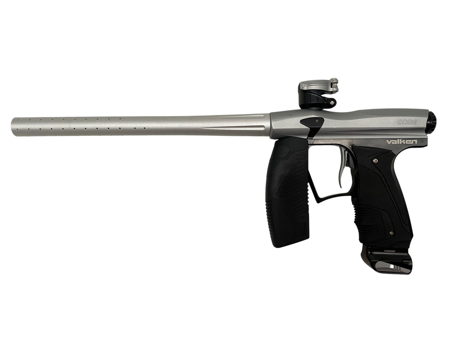 Used Valken Code Silver Paintball Gun Paintball Gun from CPXBrosPaintball Buy/Sell/Trade Paintball Markers, New Paintball Guns, Paintball Hoppers, Paintball Masks, and Hormesis Headbands