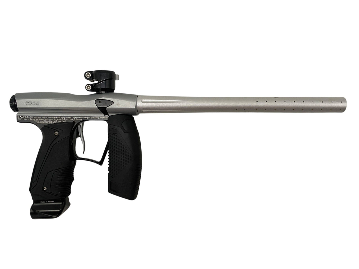 Used Valken Code Silver Paintball Gun Paintball Gun from CPXBrosPaintball Buy/Sell/Trade Paintball Markers, New Paintball Guns, Paintball Hoppers, Paintball Masks, and Hormesis Headbands