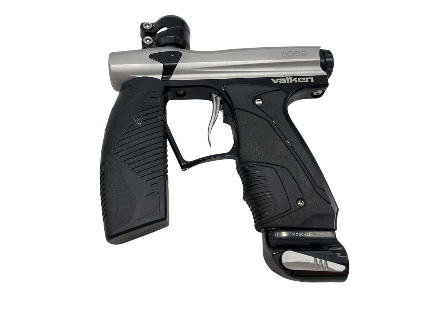 Used Valken Code Silver/Black Paintball Gun Paintball Gun from CPXBrosPaintball Buy/Sell/Trade Paintball Markers, New Paintball Guns, Paintball Hoppers, Paintball Masks, and Hormesis Headbands