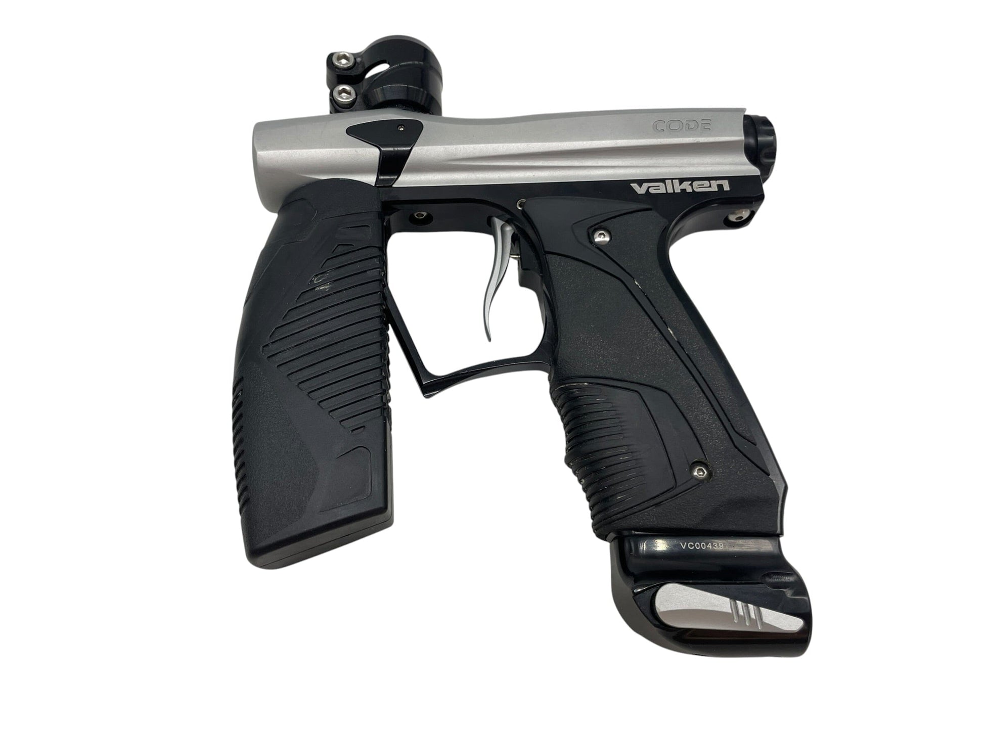 Used Valken Code Silver/Black Paintball Gun Paintball Gun from CPXBrosPaintball Buy/Sell/Trade Paintball Markers, New Paintball Guns, Paintball Hoppers, Paintball Masks, and Hormesis Headbands