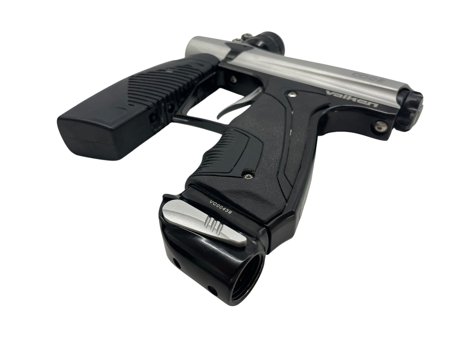 Used Valken Code Silver/Black Paintball Gun Paintball Gun from CPXBrosPaintball Buy/Sell/Trade Paintball Markers, New Paintball Guns, Paintball Hoppers, Paintball Masks, and Hormesis Headbands