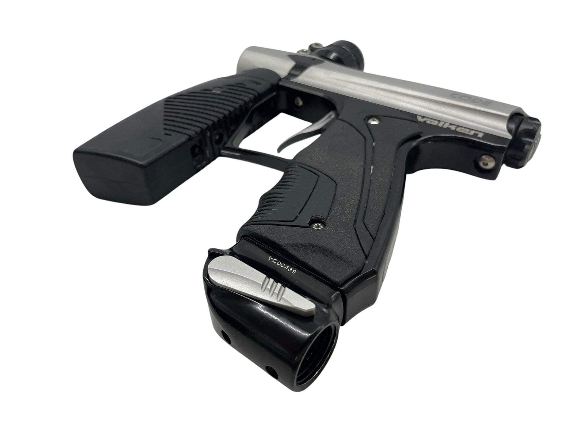 Used Valken Code Silver/Black Paintball Gun Paintball Gun from CPXBrosPaintball Buy/Sell/Trade Paintball Markers, New Paintball Guns, Paintball Hoppers, Paintball Masks, and Hormesis Headbands