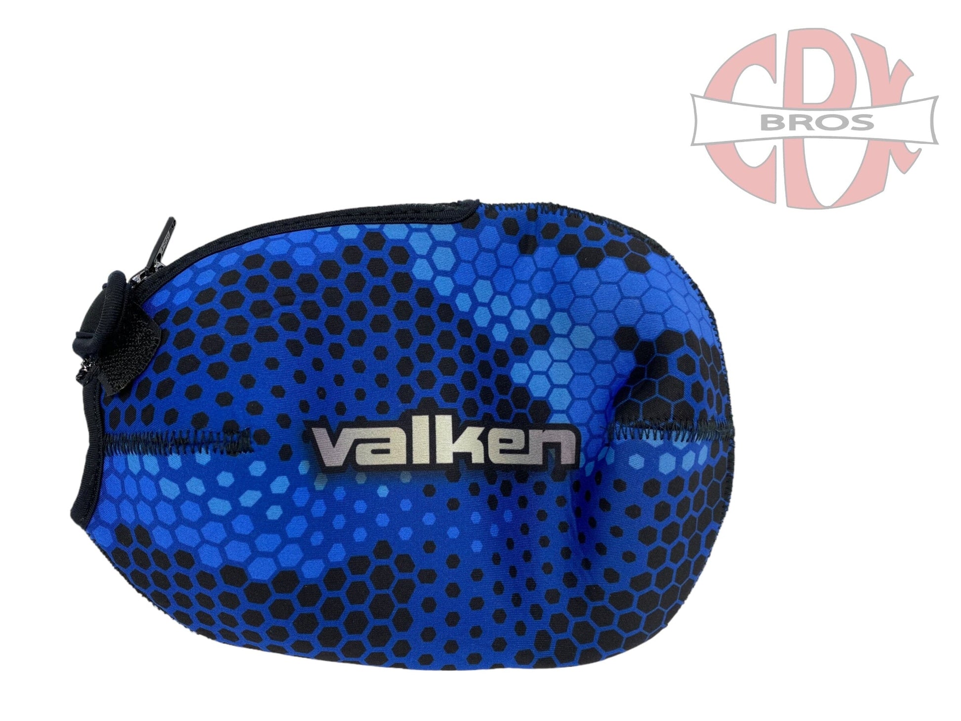 Used Valken Fate GFX Paintball Tank Bottle Cover Digi Tiger Blue Camo - 68ci 3k 4500 Paintball Gun from CPXBrosPaintball Buy/Sell/Trade Paintball Markers, New Paintball Guns, Paintball Hoppers, Paintball Masks, and Hormesis Headbands